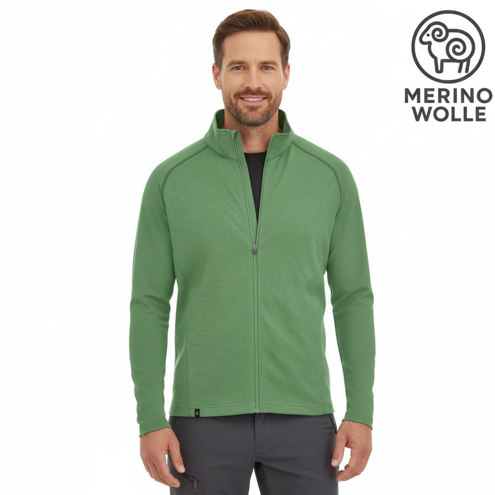 Maul Trekkingjacke MERINOWOOL - Herren Maul Wolljacke Merino Jacke Translar günstig online kaufen