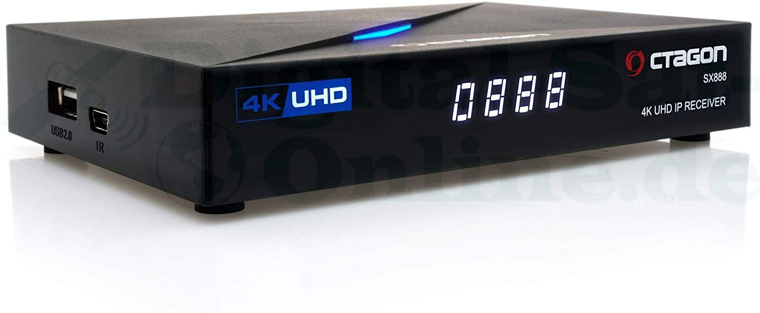 + UHD IP IPTV Box SX888 300 4K Mbits Wifi Streaming-Box HEVC Stick OCTAGON Set-Top H.265