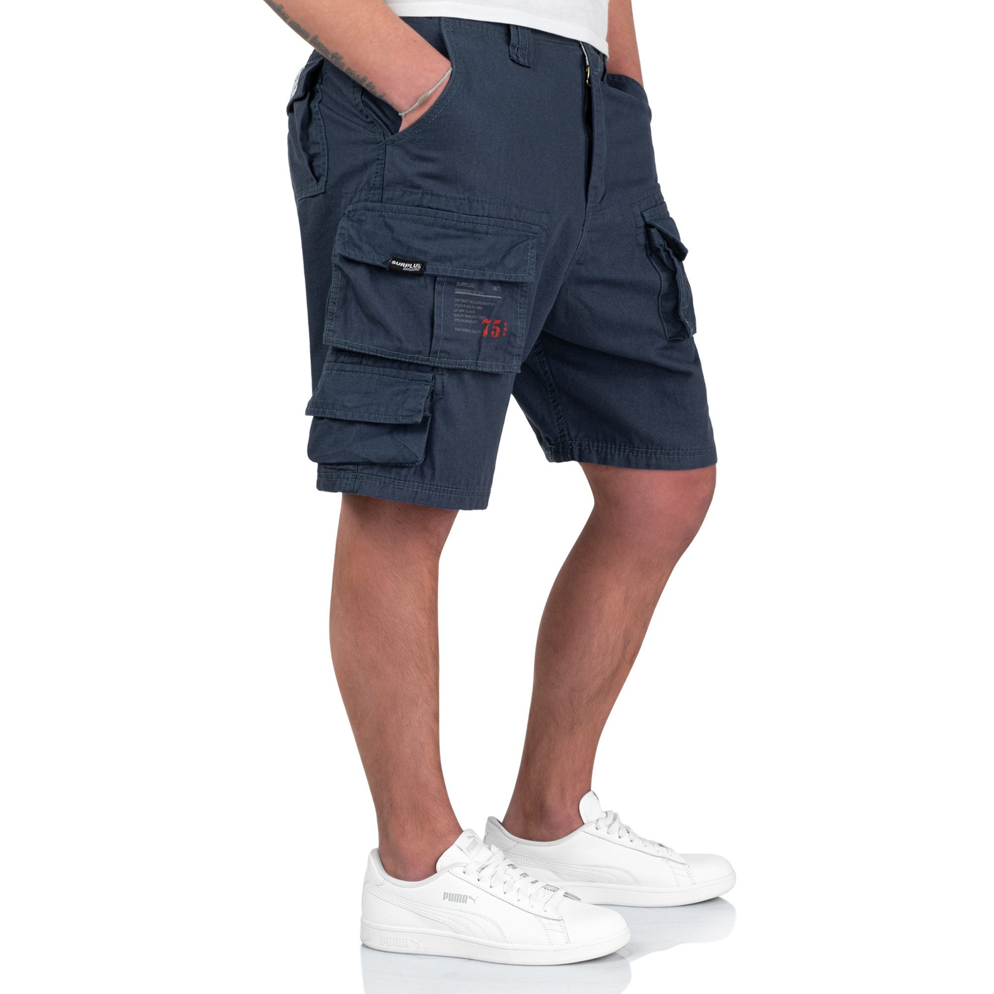 Trooper Cargoshorts Trooper Bermuda Baumwolle Sommer Shorts Kurze Hose Army knielang – Bild 5 von 5