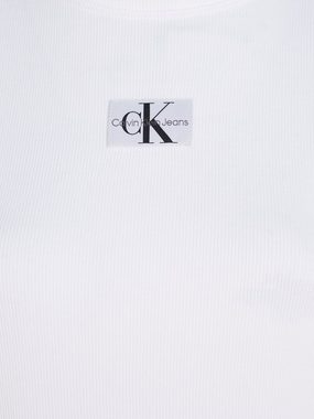 Calvin Klein Jeans T-Shirt WOVEN LABEL RIB REGULAR TEE