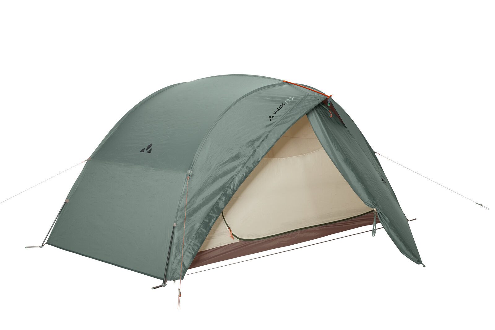 VAUDE Einbogenzelt Allround Space 2P, Personen: 2 (Set, 1 tlg., mit Transporttasche und Zeltunterlage)