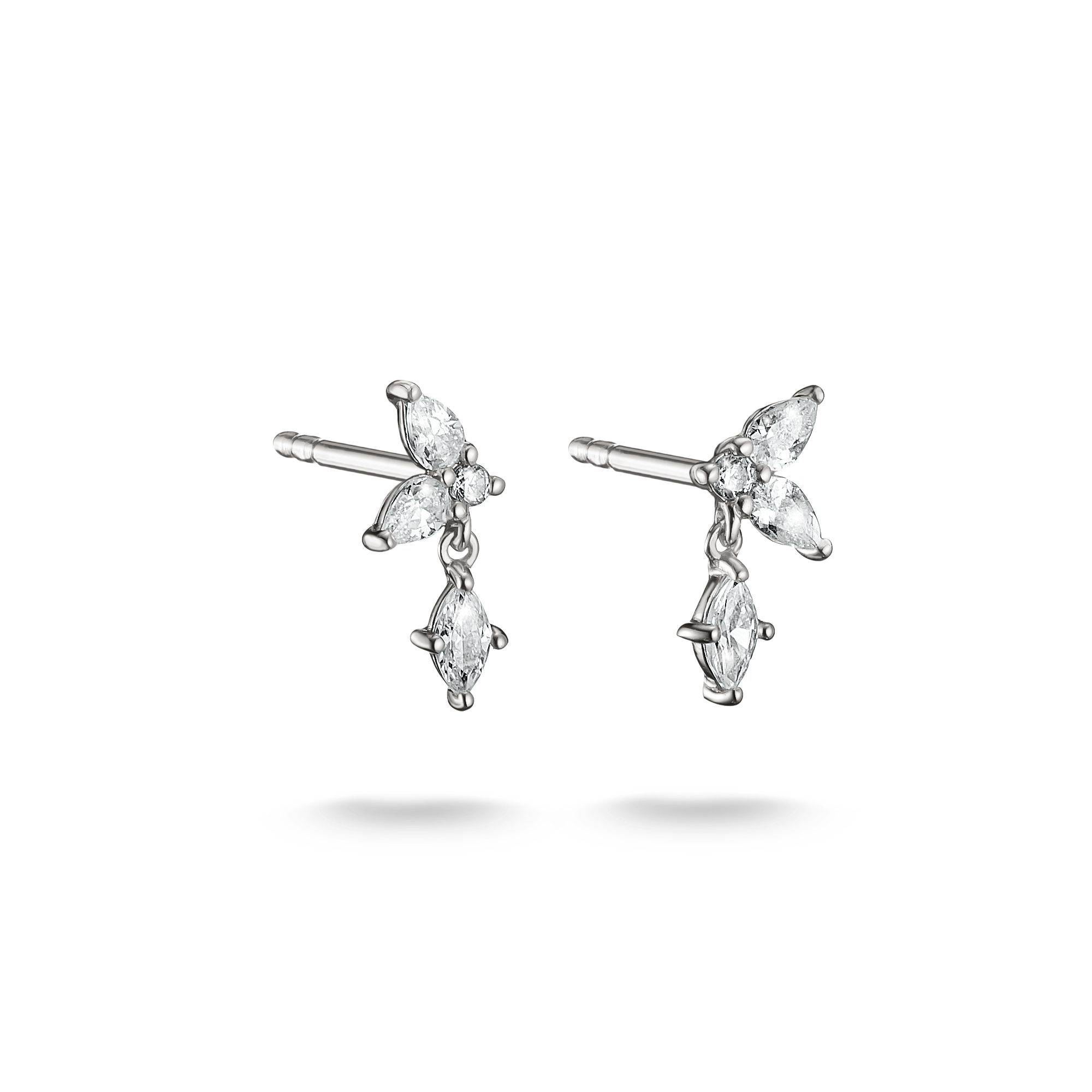 THOMAS SABO Paar Ohrstecker mit Zirkonia, mit Zirkonia (synth)