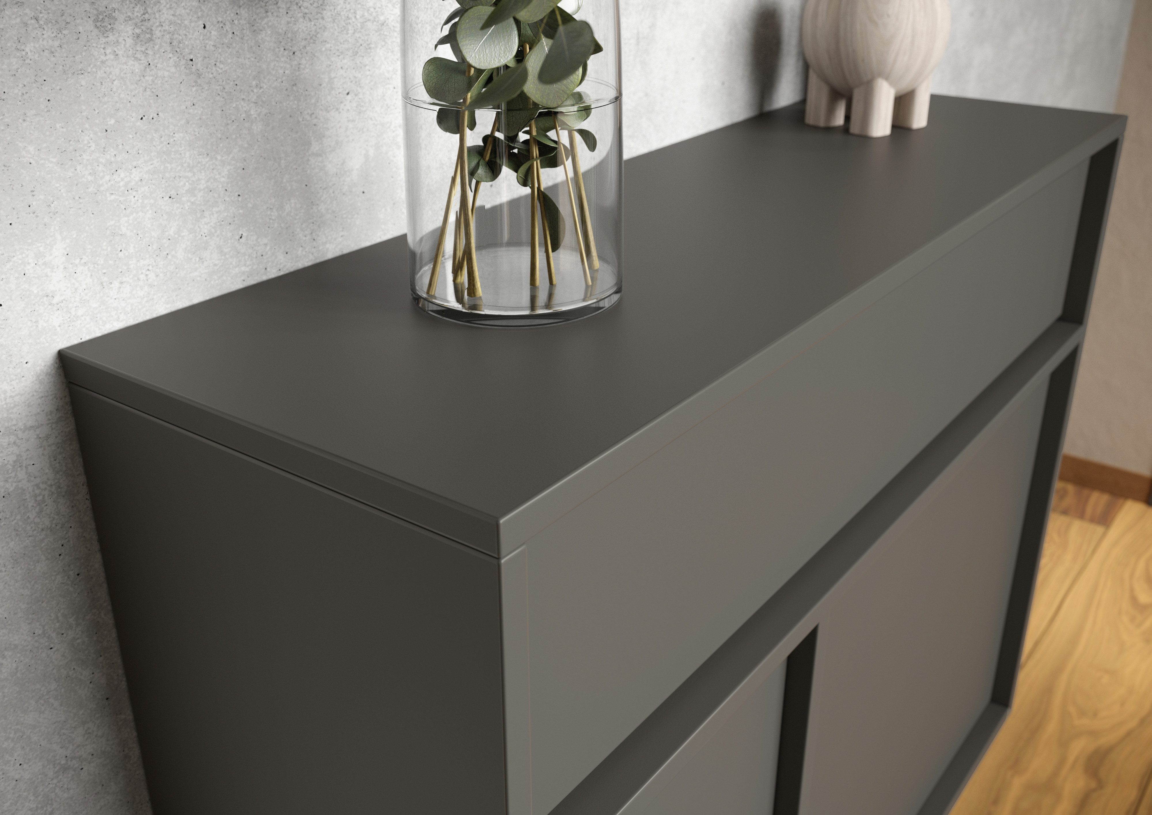 GERMANIA Mehrzweckschrank Ameca 2.0 stehend und hängend montierbar, moderner Flurschrank, Breite 83 cm – Bild 2 von 5