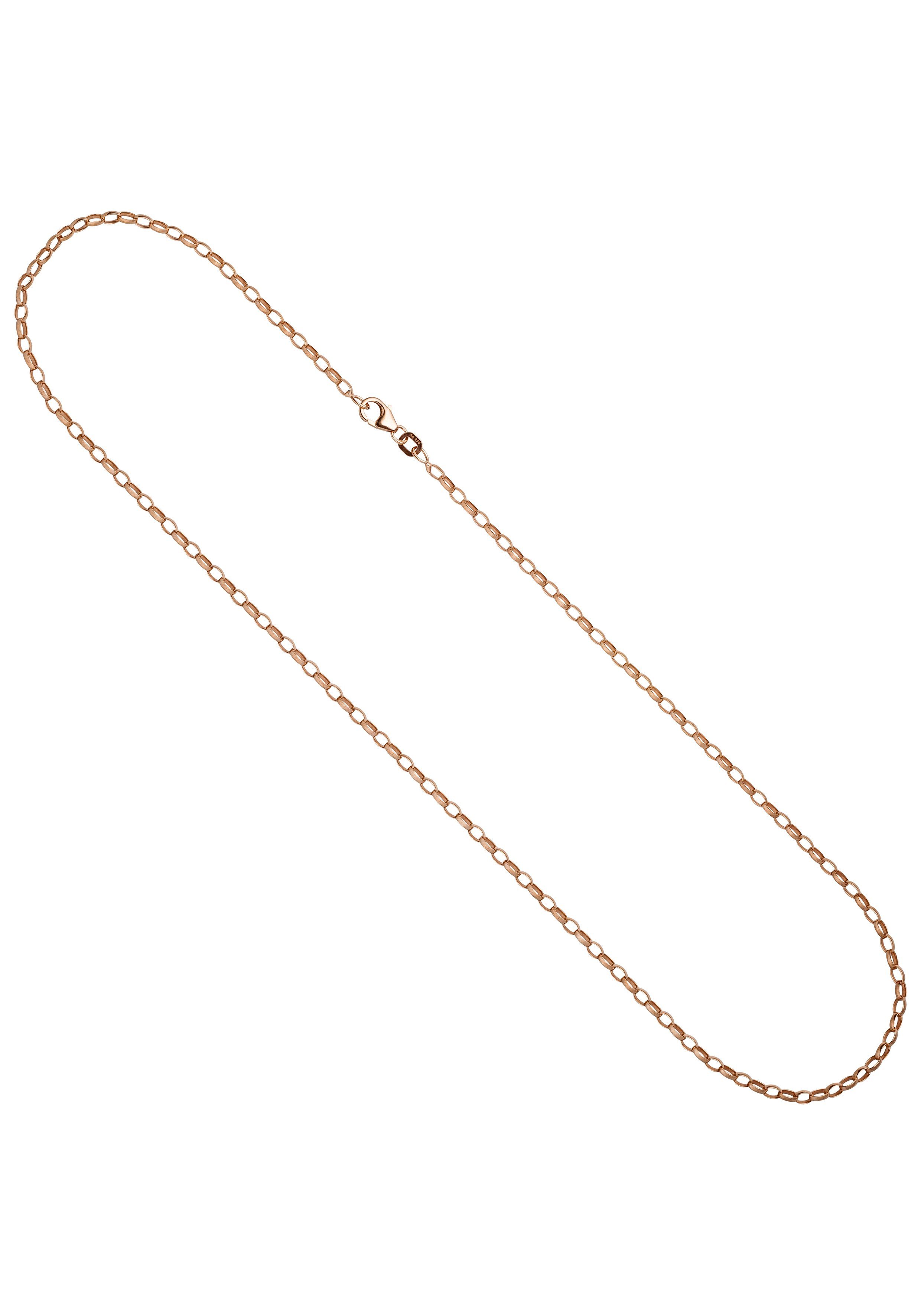 JOBO Kette ohne Anhänger, Ankerkette 925 Silber roségold vergoldet 70 cm günstig online kaufen