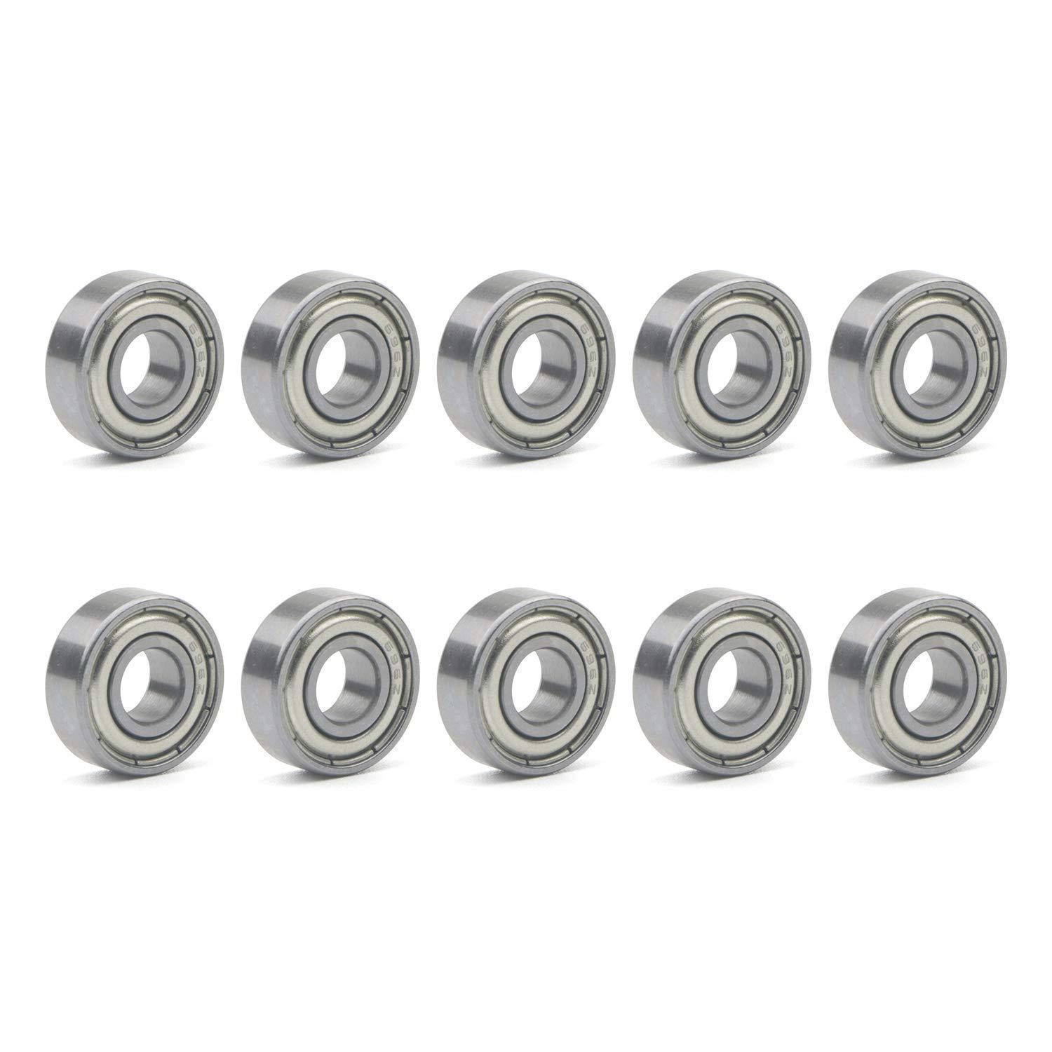 LuxusKollektion Kugellager Kugellager 6x15x5mm 10er Pack Gummidicht