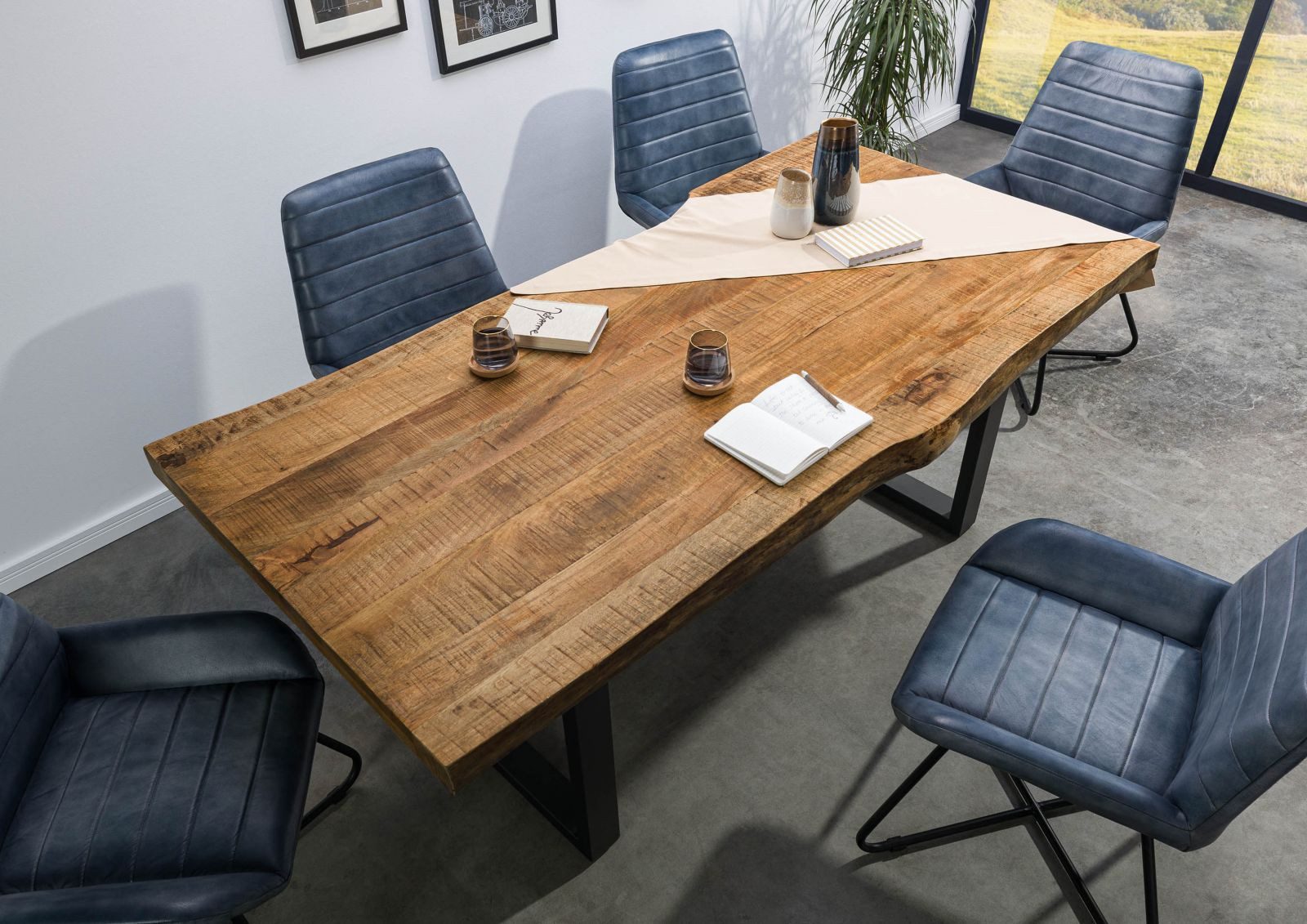 Massivmoebel24 Baumkantentisch FREEFORM (Massivholz, Massivholztisch), Baum günstig online kaufen