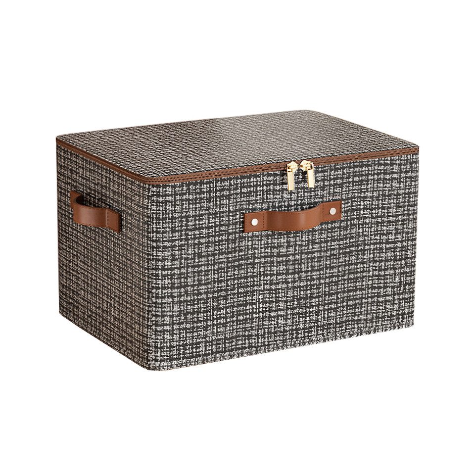 Coonoor Aufbewahrungsbox Vliesstoff Aufbewahrungsbox, Kleiderschrank Organizer, Faltbare Aufbewahrungsbox, Reißverschluss-Aufbewahrungsbox mit Deckel