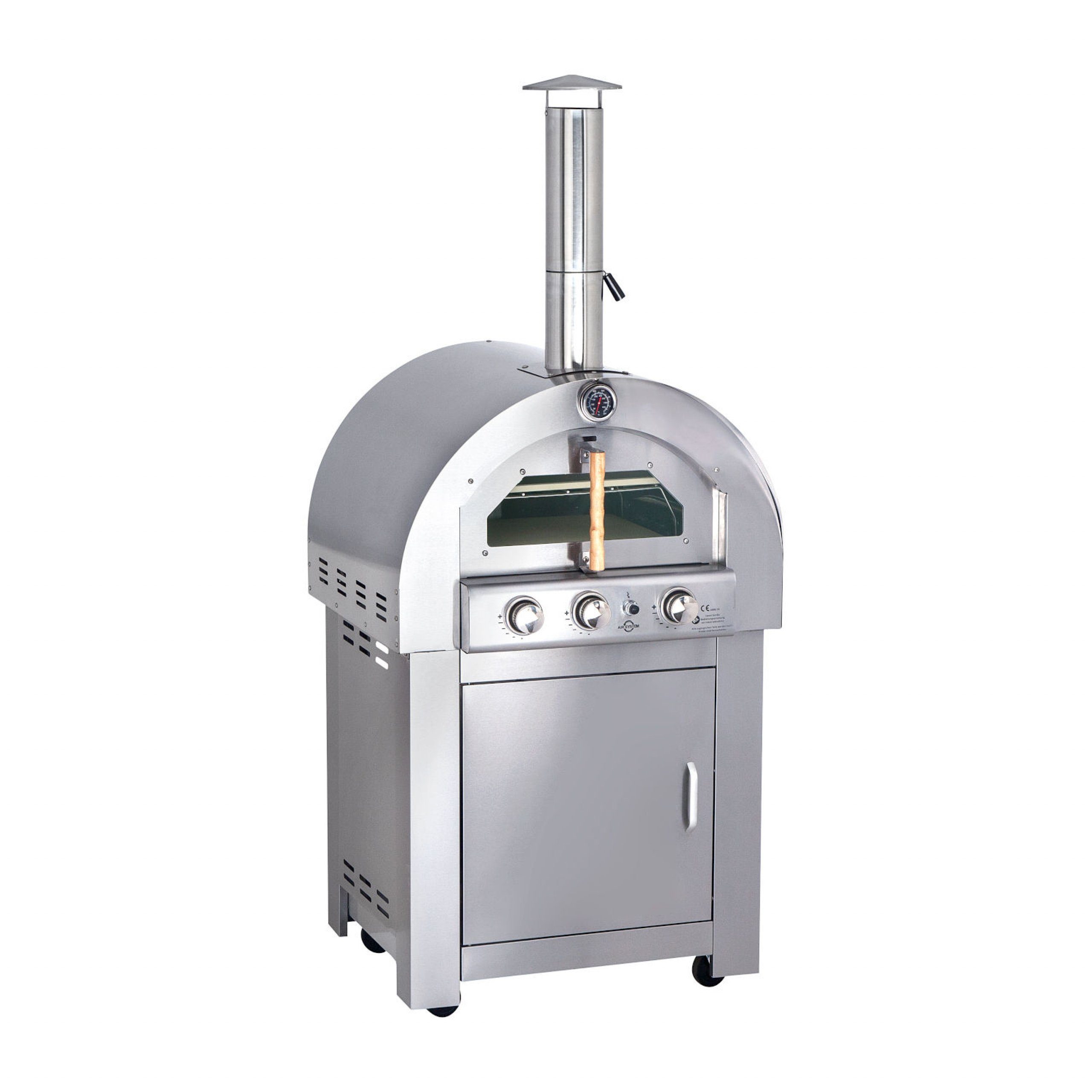 All Grill Gasgrill Allgrill Top-Line Gastronomie-Gas-Pizzaofen mit Air System und 2