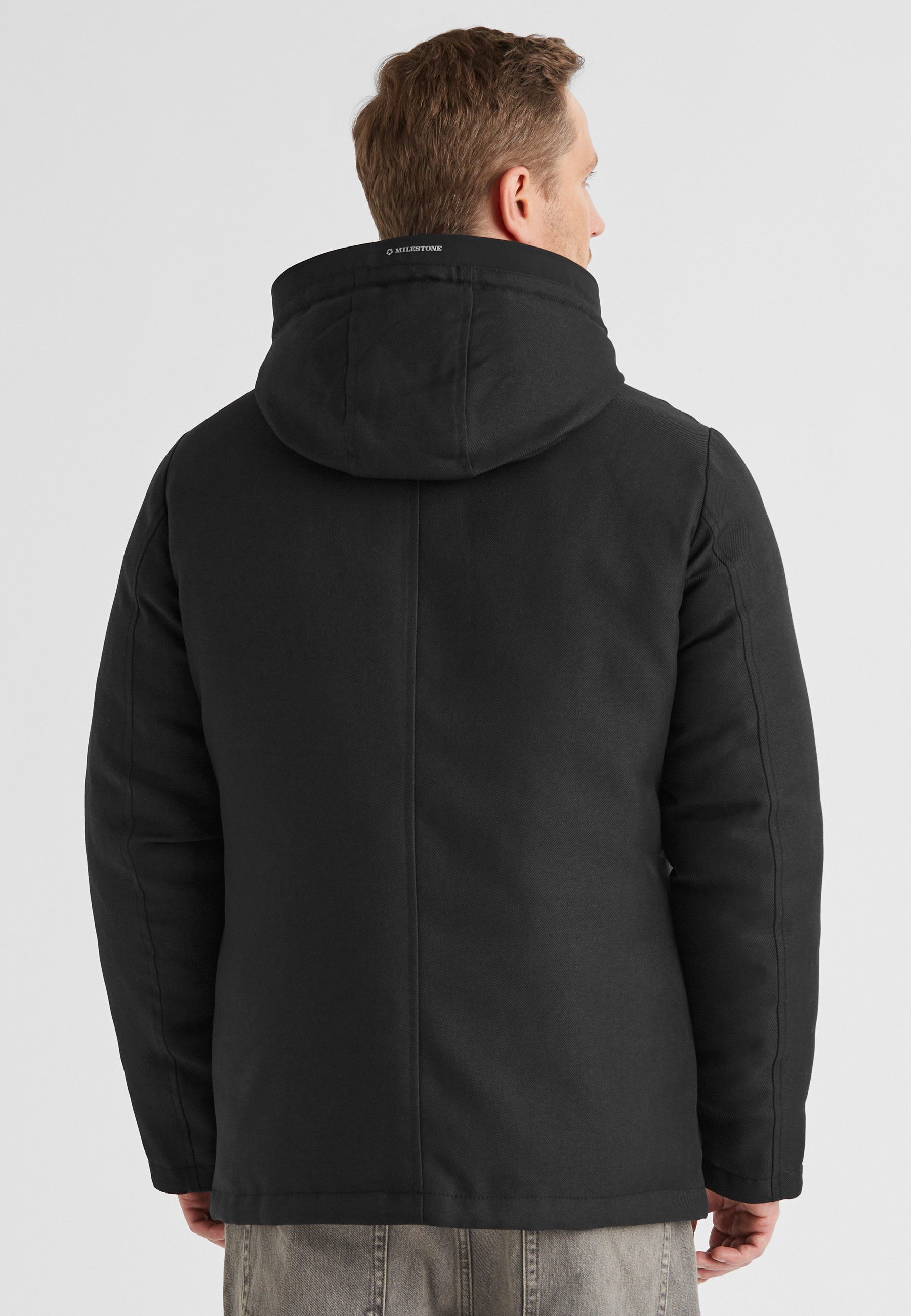 Milestone Parka MSKeith Herren Jacke Mantel klassisch, sportlich normale Passform