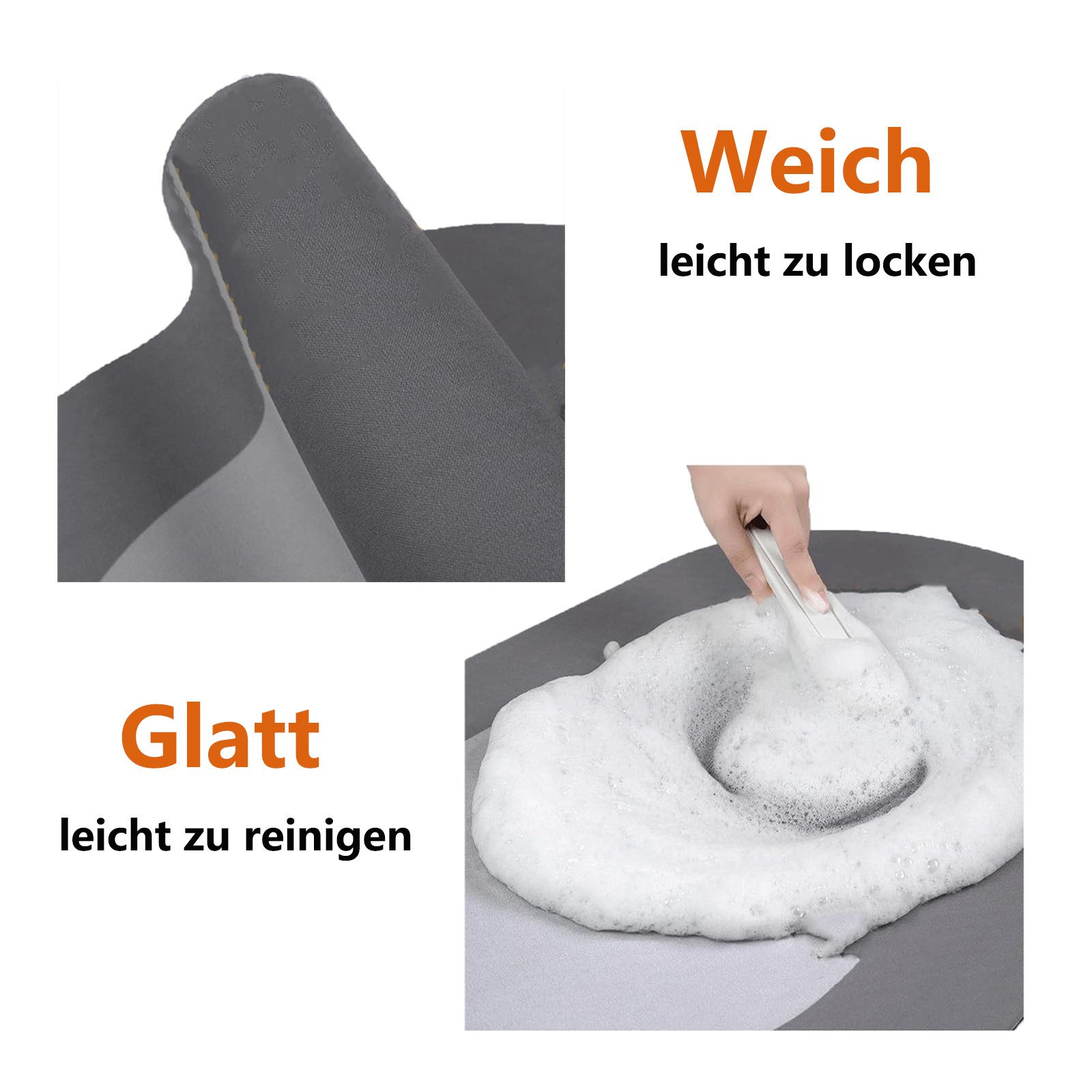 FOUORTUNATE-BEE Abtropfmatte Saugfähige Unterlage für Kaffeemaschine Abtropfmatte für Geschirr, rutschfeste Gummisohle Saugstarke Trockenmatte für Küche Spüle 4 – Bild 4 von 5