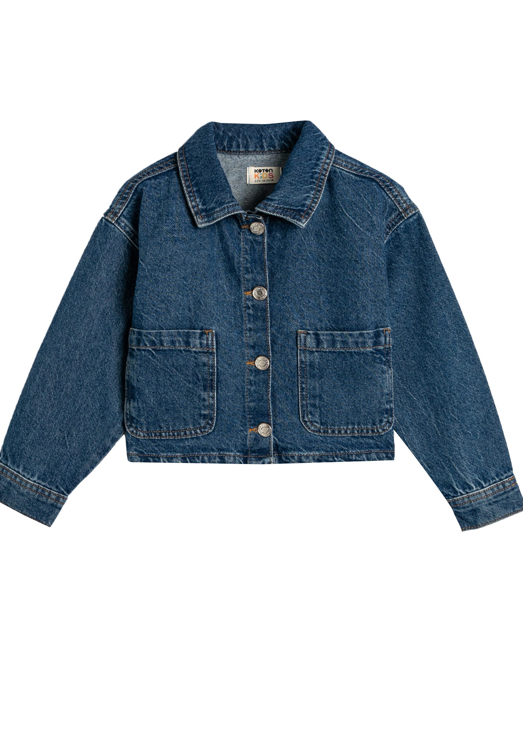 Koton Jeansblazer Denim Basic Jeansblazer