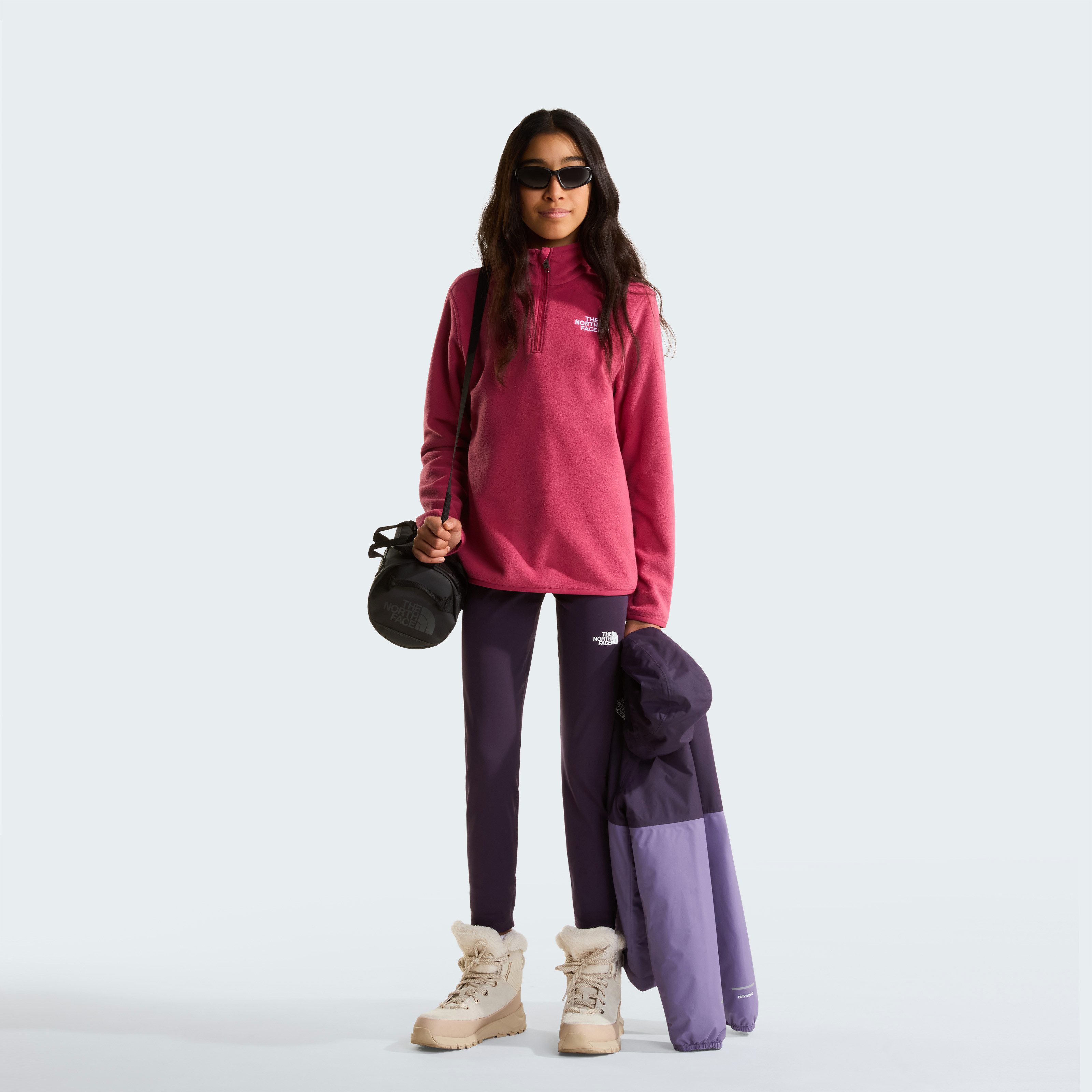 The North Face Fleeceshirt TEEN GLACIER 1/4 ZIP PULLOVER – Bild 3 von 5