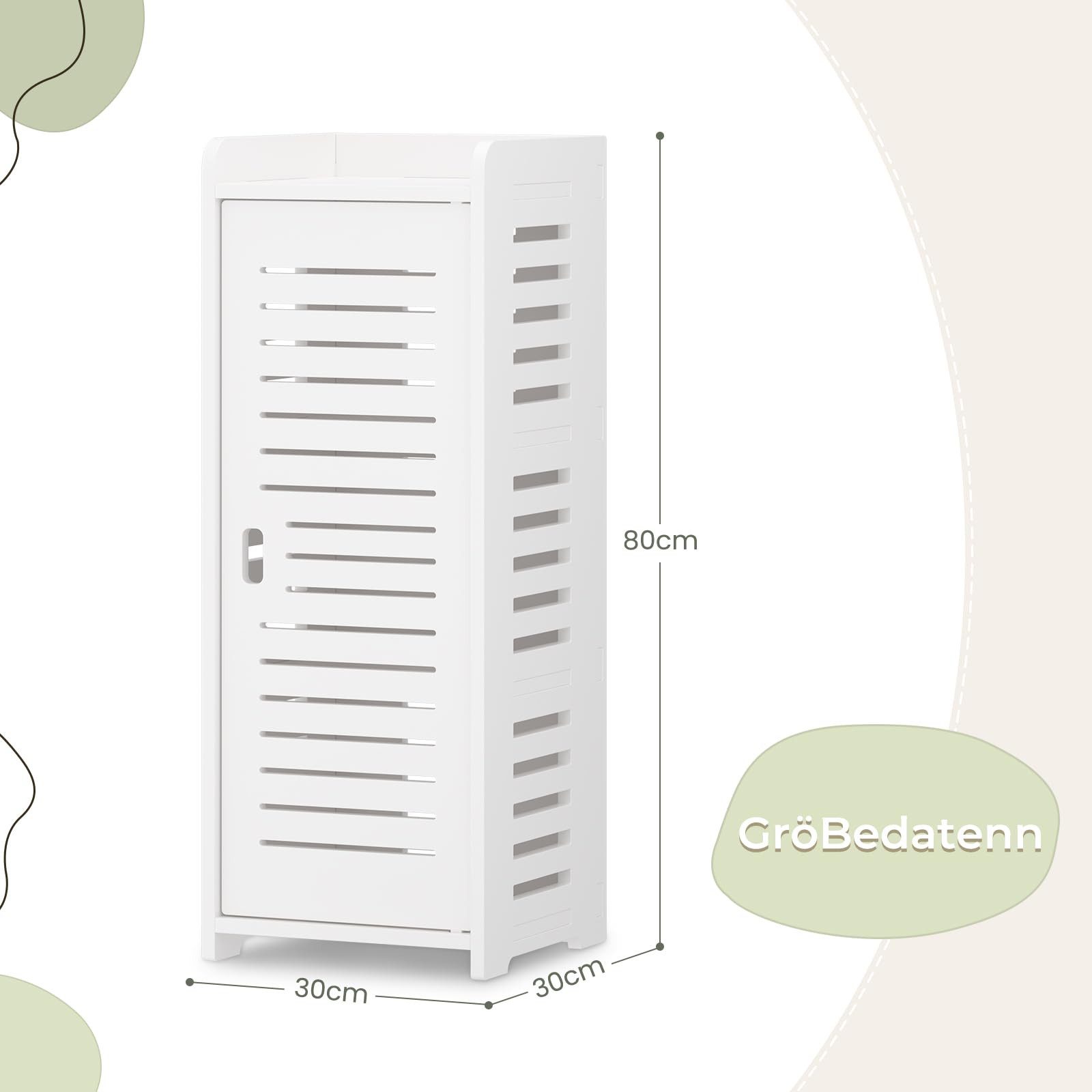 Dripex Midischrank Badezimmerschrank, Badschrank schmal, Toilettenschrank günstig online kaufen