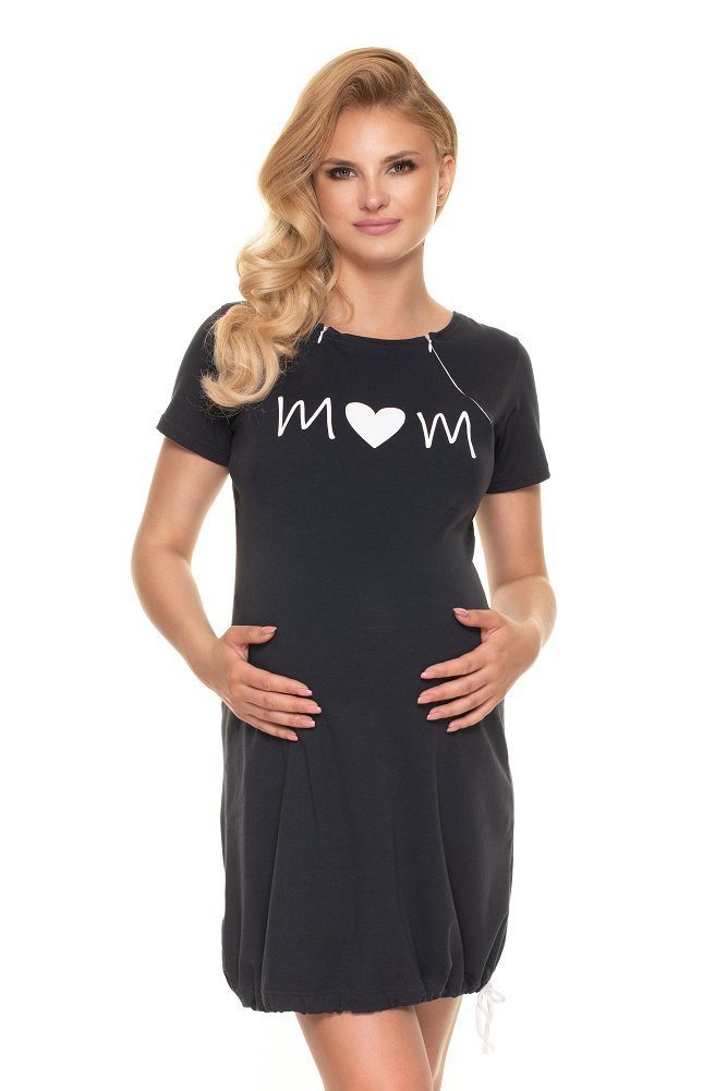 PeeKaBoo Umstandsnachthemd Still-Nachthemd MOM mit Herzprint günstig online kaufen