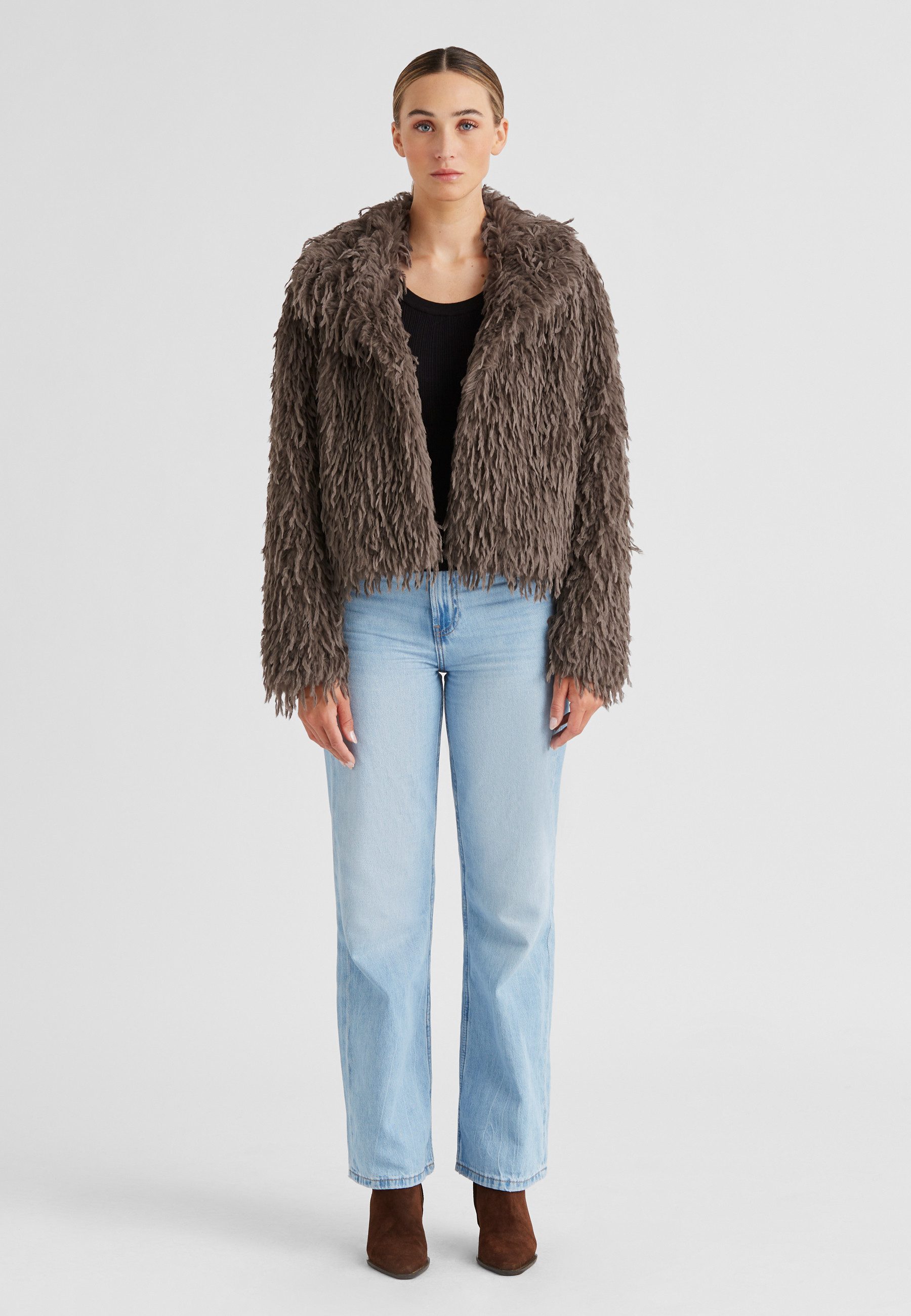 Milestone Fellimitatjacke MSWhitney Damen elegant, feminin günstig online kaufen