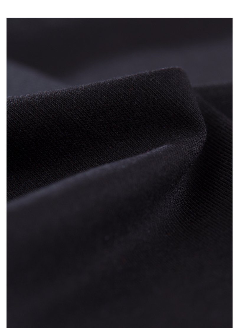 Trigema Bündchen Schlafanzughose schwarz Schlafanzug TRIGEMA