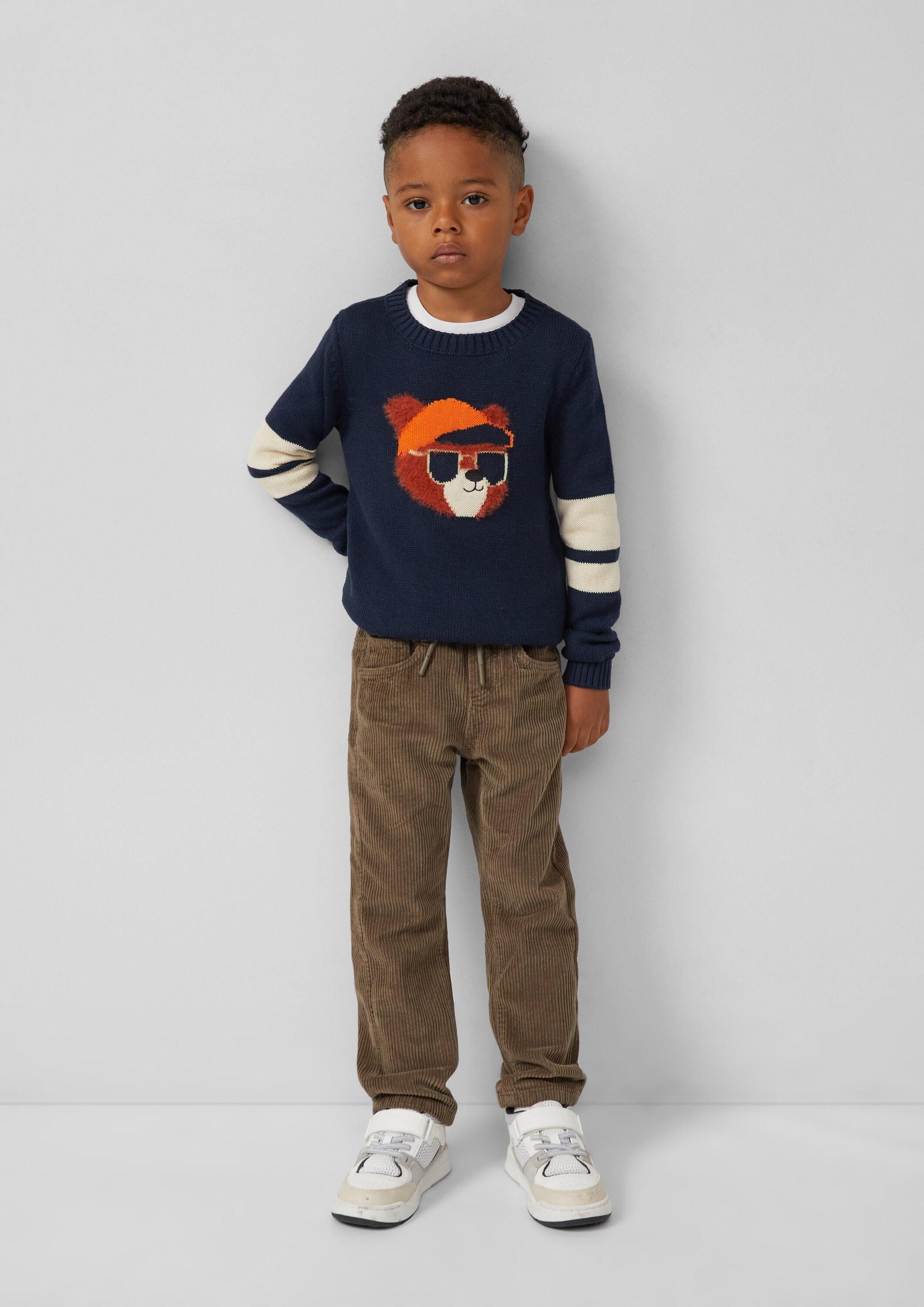 s.Oliver Chinos Hose PELLE Cordhose Pelle / Regular Fit / Mid Rise / Straight Leg / Elastikbund