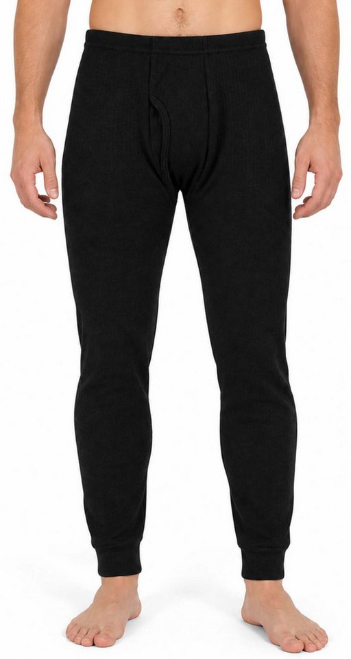 Chili Lifestyle Thermounterhose Herren lang Thermo Schwarz – Lange Unterhose (2-St., Thermounterwäsche, Funktionsunterwäsche) Winter …