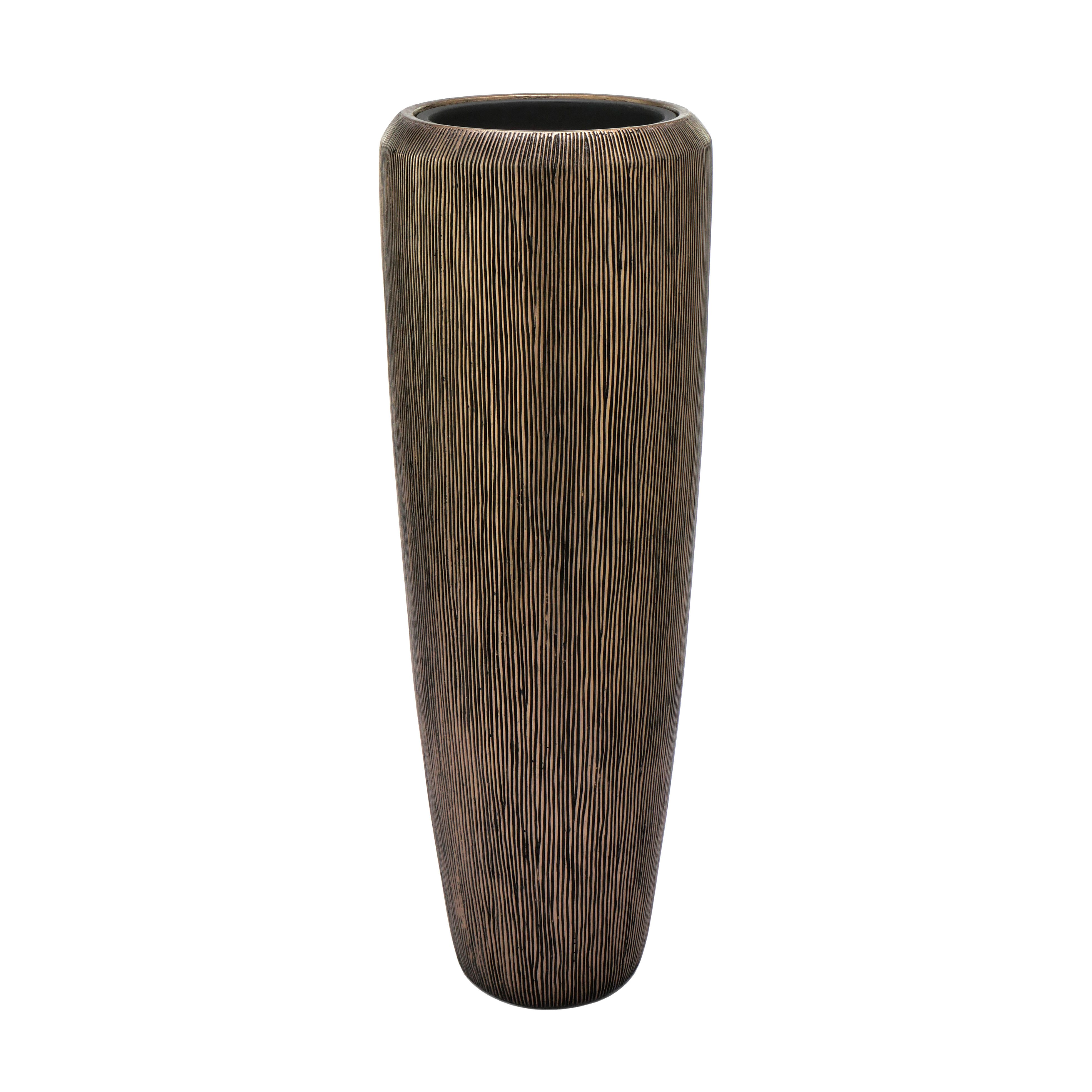 Flingora Bodenvase Esmee, mit Einsatz - Fiberglas - Indoor - Bronze - Höhe günstig online kaufen