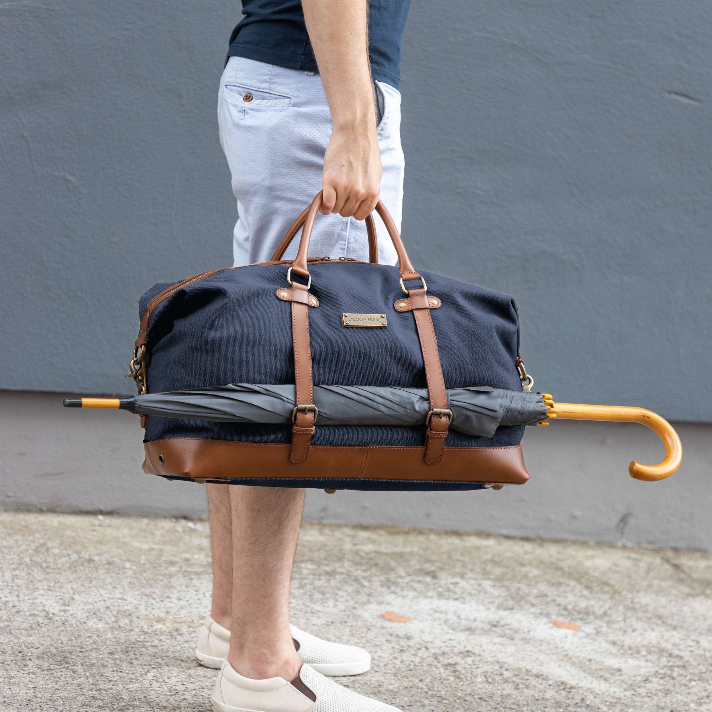 DRAKENSBERG Reisetasche Weekender »Owen« Marine-Blau, für günstig online kaufen