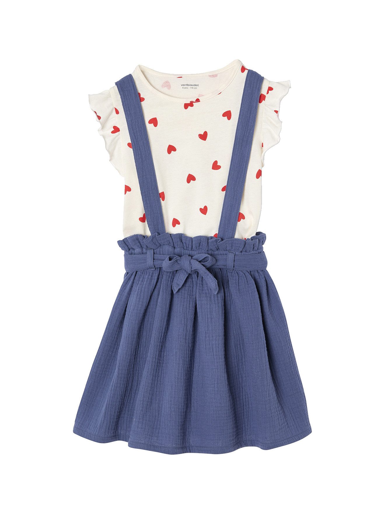 Kleid & Hose Mädchen-Set: T-Shirt + Rock