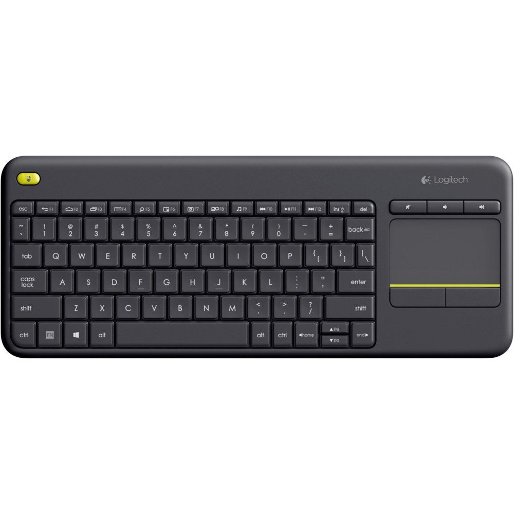 Logitech K400 Plus kabellose Tastatur mit Touchpad. Wireless-Tastatur