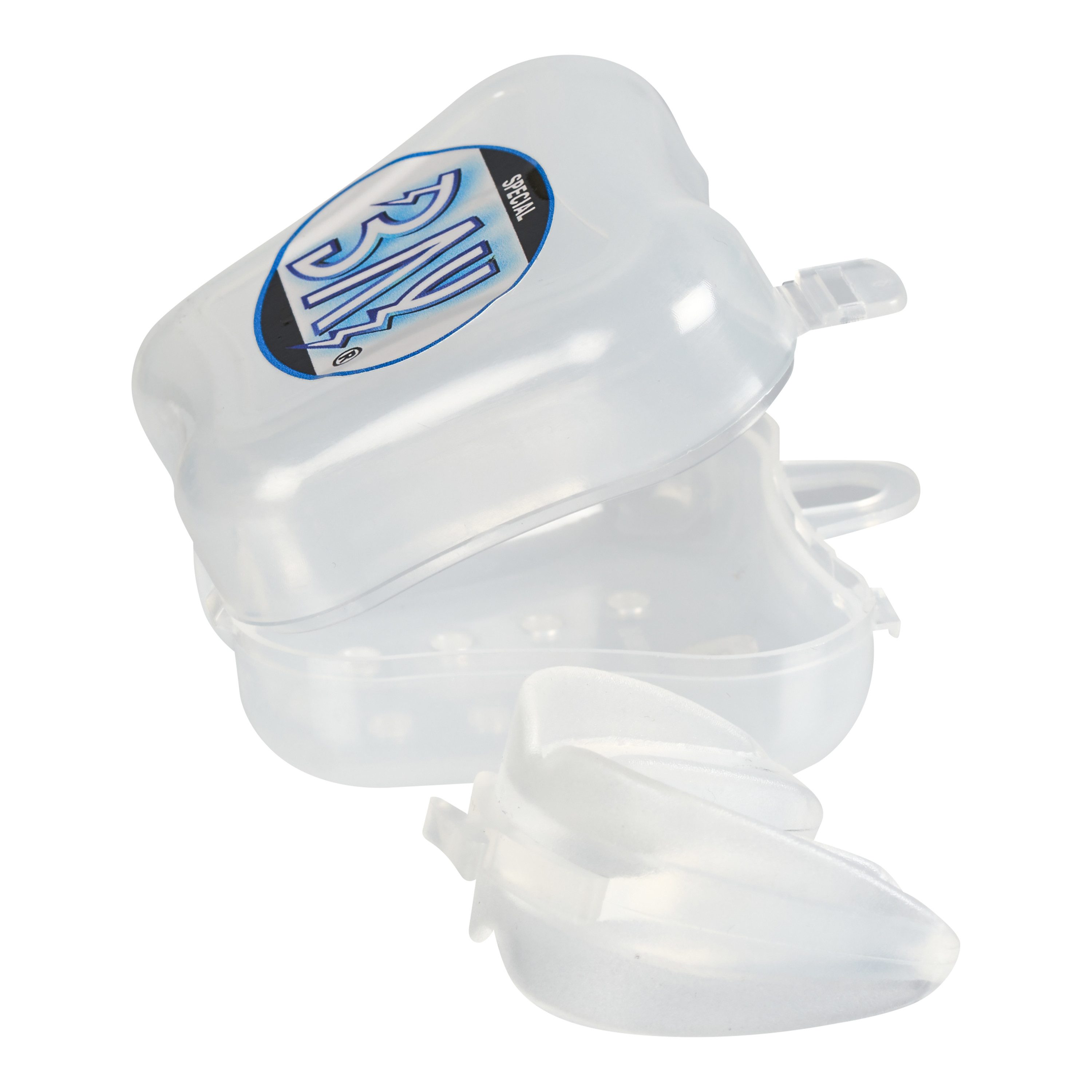 BAY-Sports Zahnschutz Double Kinder Junior Doppelter Sport Mundschutz für Oben und Unten (Zahnschutz mit Dose), DoubleShield Kids. Rundumschutz für junge Athleten. Für 2 Zahnreihen.