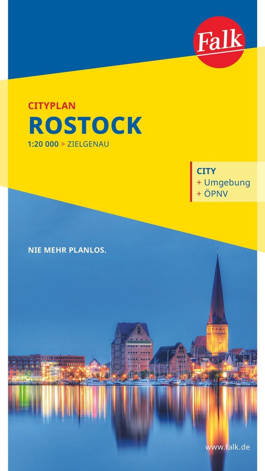 Falk Cityplan Rostock 1:21.000 / diverse