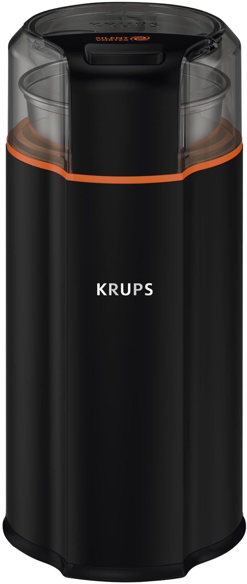 Krups Kaffeemühle GX3328 Silent Vortex, 175 W, Schlagmesser, 90 g Bohnenbehälter, leistungsstark, effizient, superleise, für 12 Tassen, 3-in-1-Mahlwerk – Bild 3 von 5