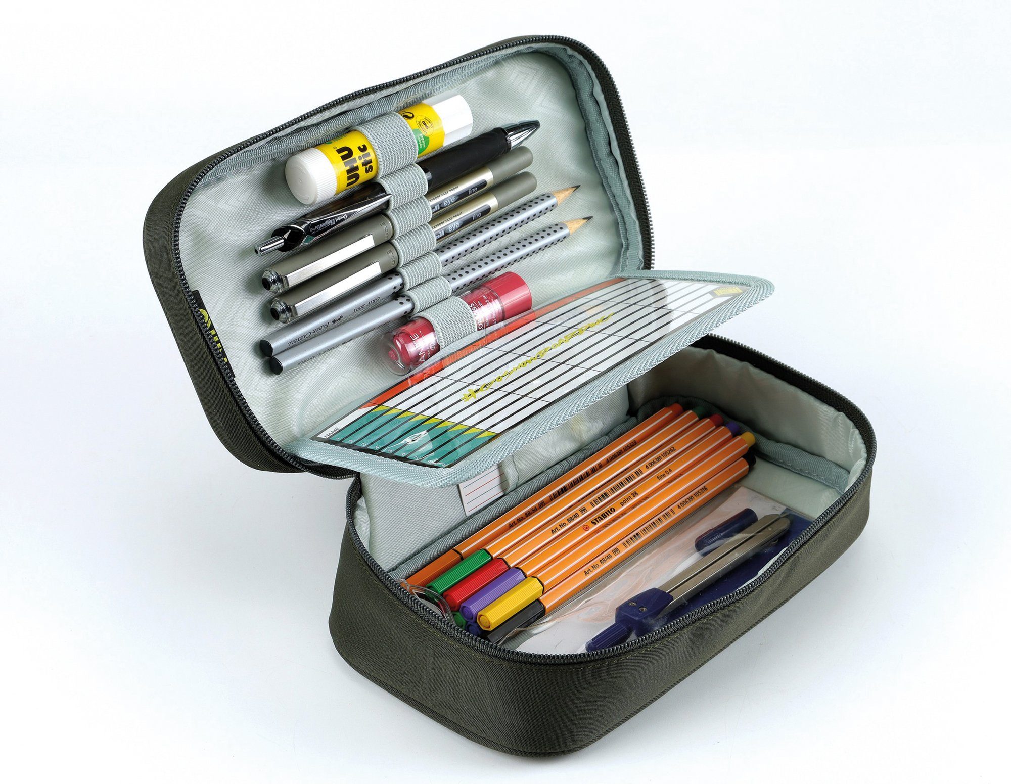 Case NITRO XL, Pencil Federtasche Rosin