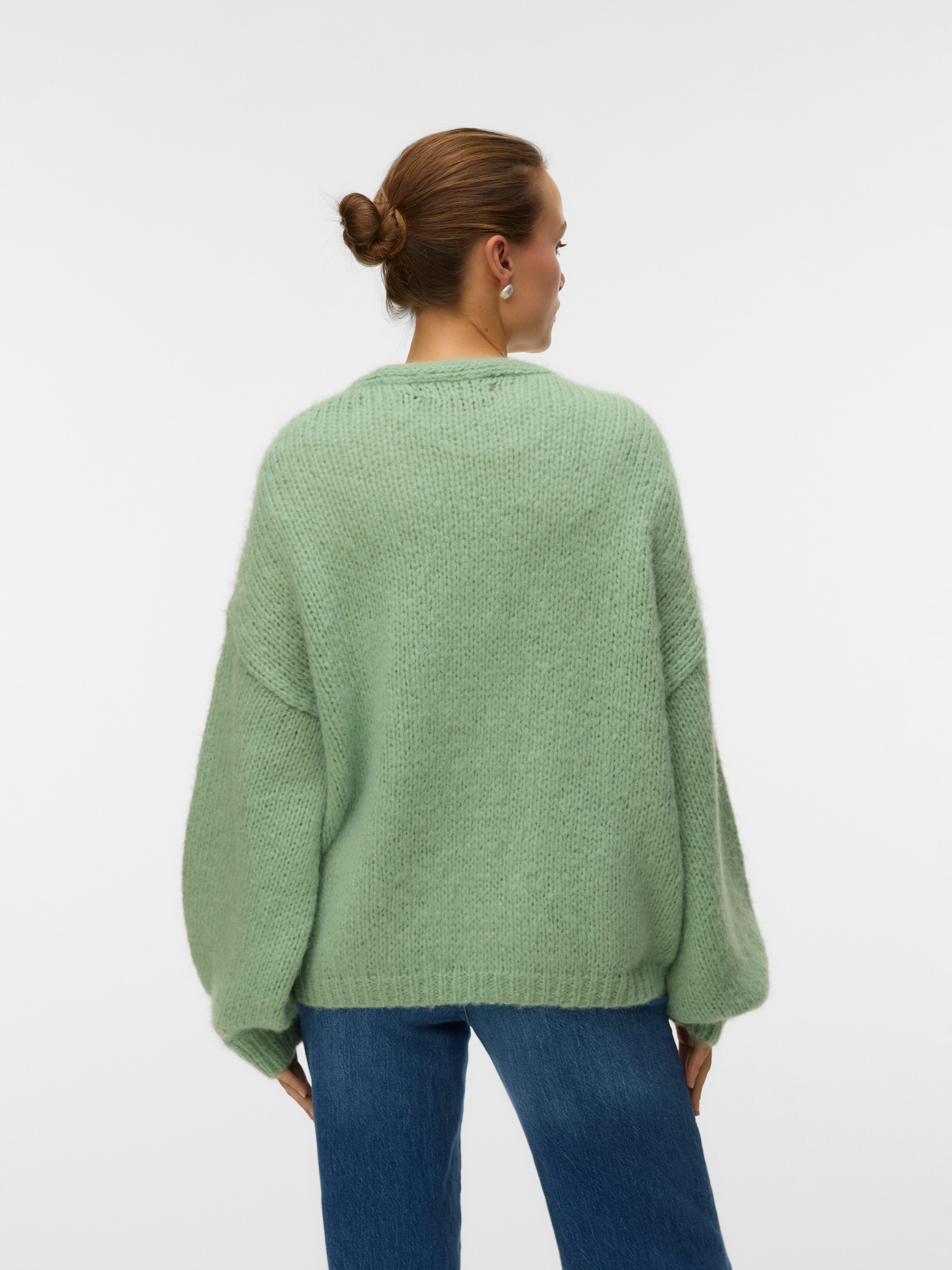 Vero Moda Strickjacke VMMAYBE LS OPEN CARDIGAN GA REP günstig online kaufen