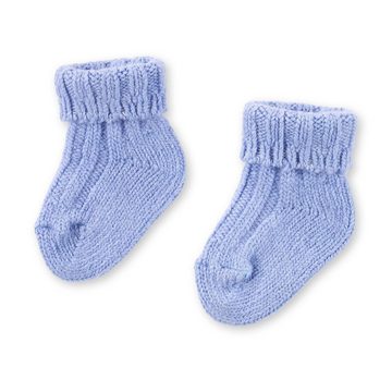 Hofbrucker seit 1948 Haussocken Baby Socken Kaschmir Himmelblau 0 - 6 Monate