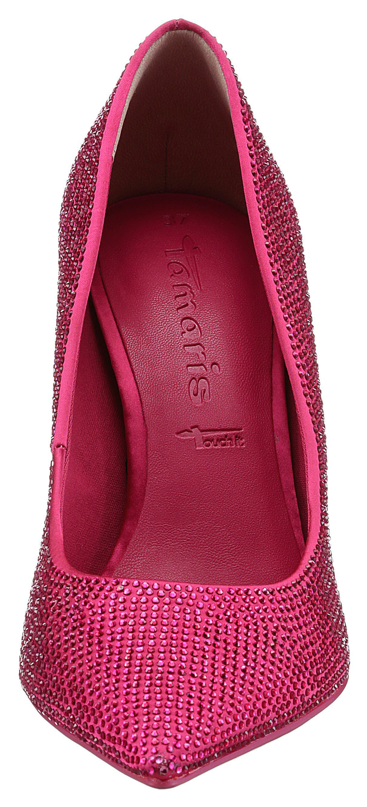 Form in eleganter High-Heel-Pumps pink Tamaris spitzer