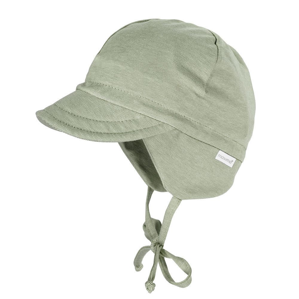 MAXIMO Jerseymütze GOTS MINI BOY-Schildmütze, Bund, Microringel, Band, Jersey, UV 50 (1-St) Baumwolljersey