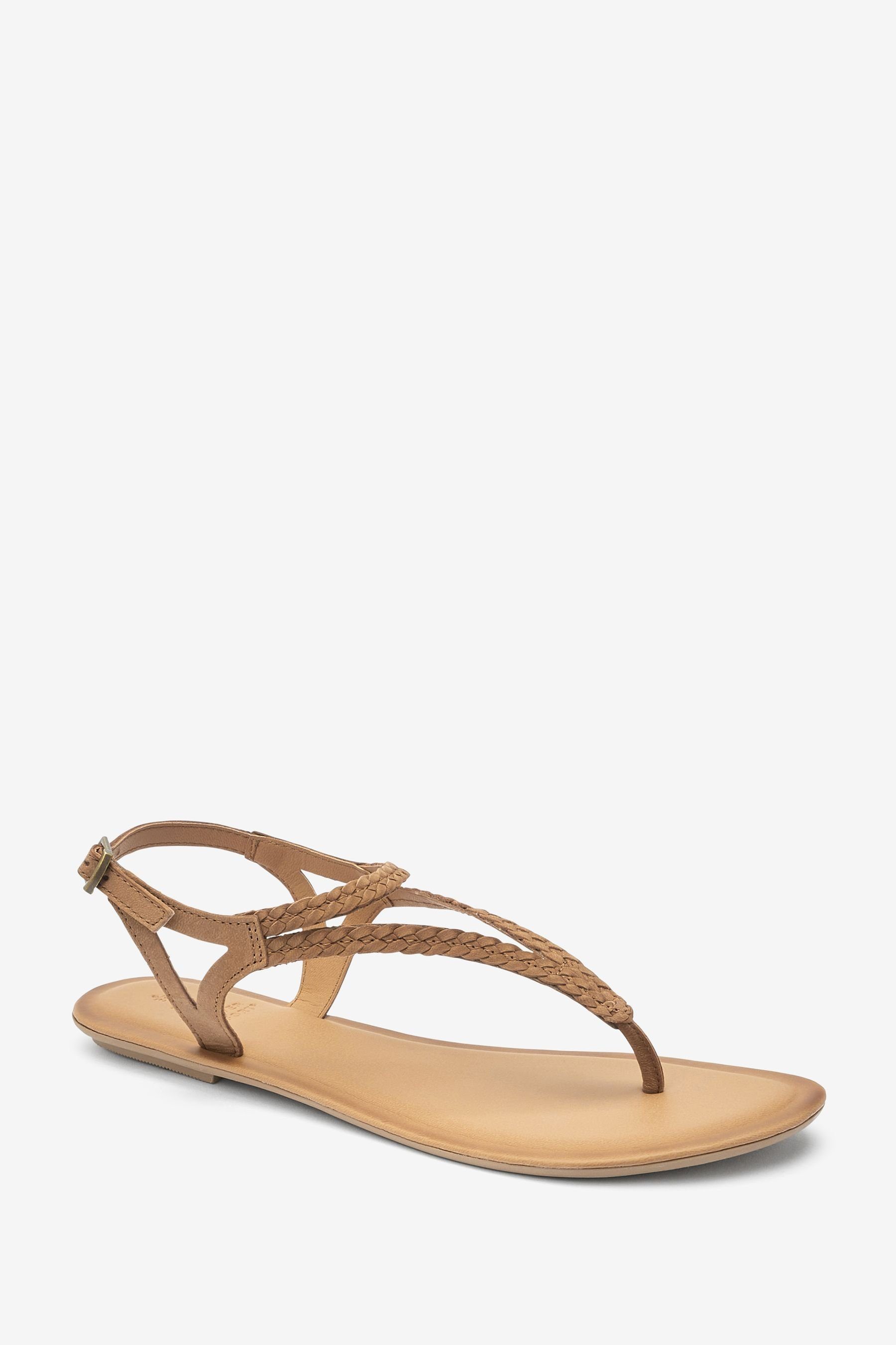 Next Forever Comfort® Zehenstegsandalen aus Leder günstig online kaufen