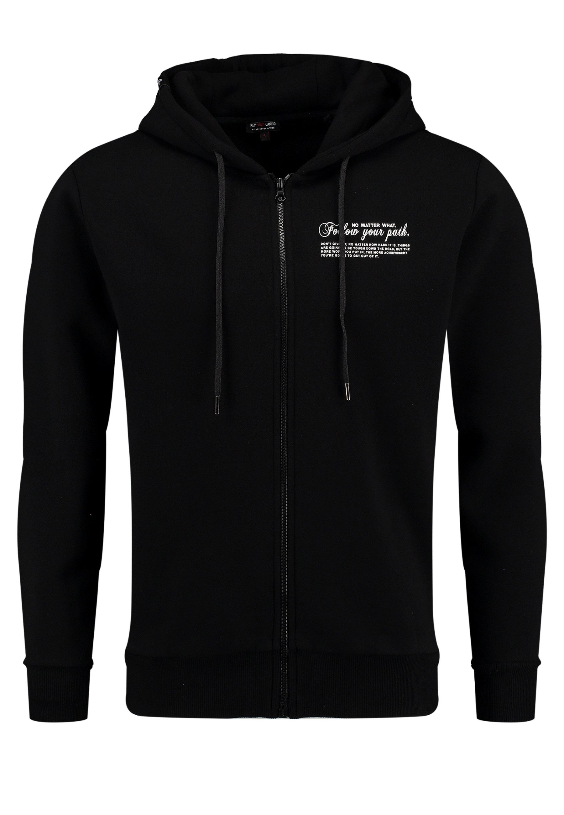 Key Largo Kapuzensweatjacke Jacke MSW KLPATH Kapuzensweatjacke (1-tlg)