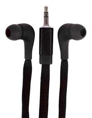 Thumbs Up Schnürsenkel Kopfhörer - schwarz In-Ear-Kopfhörer (3,5mm Klinke)