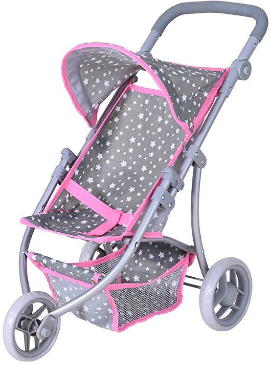 Knorrtoys® Puppenbuggy Lio - Star Grey günstig online kaufen
