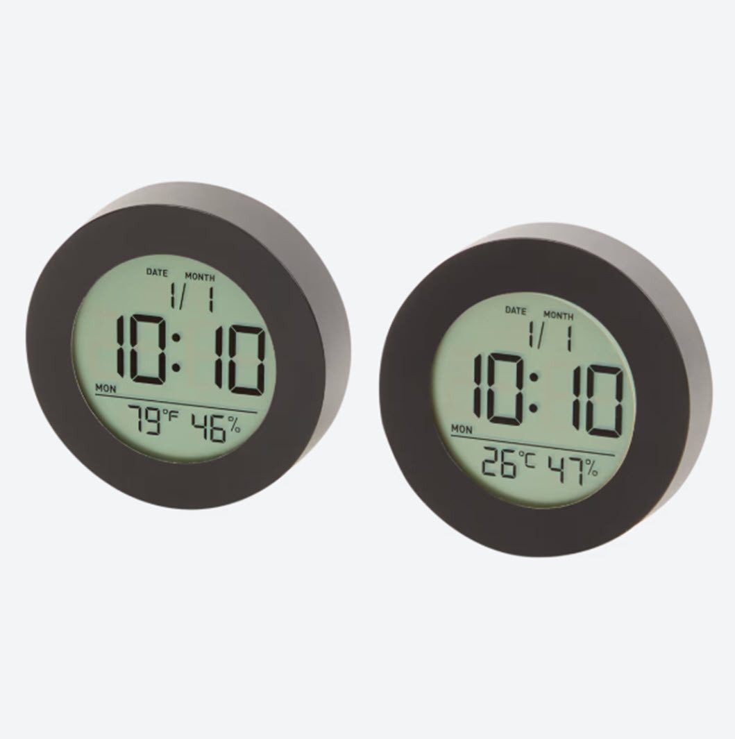 Spectrum Raumthermometer Nortec Thermometer 2 Stück Innenthermometer Zimmerthermometer