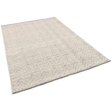 Wollteppich Natur Teppich Kelim Wolle Lara Meliert, Pergamon, Rechteckig, Höhe: 6 mm