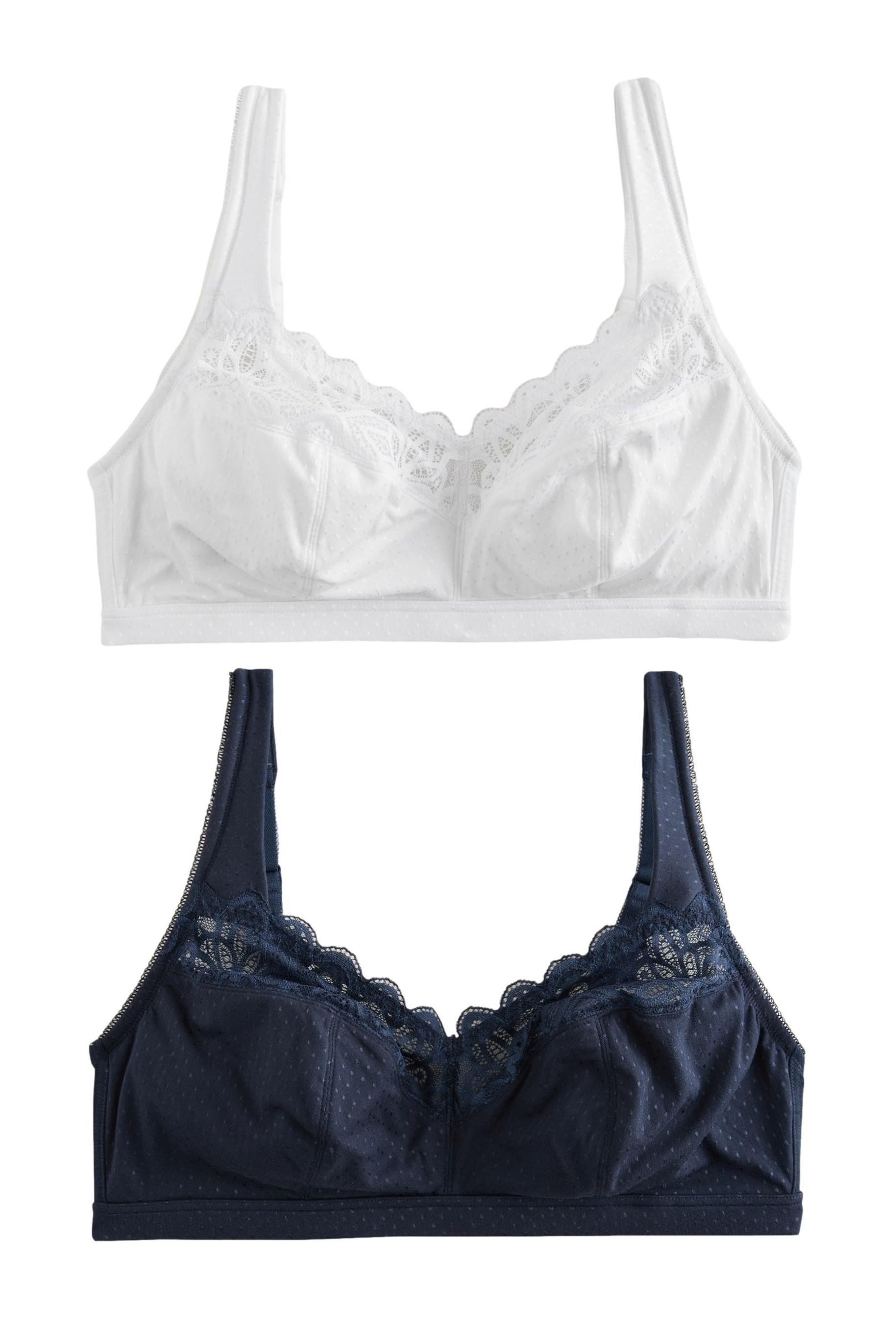 Set: Fullcup-BH 2er-Pack Total Support BHs aus Modal + Spitze, B-H