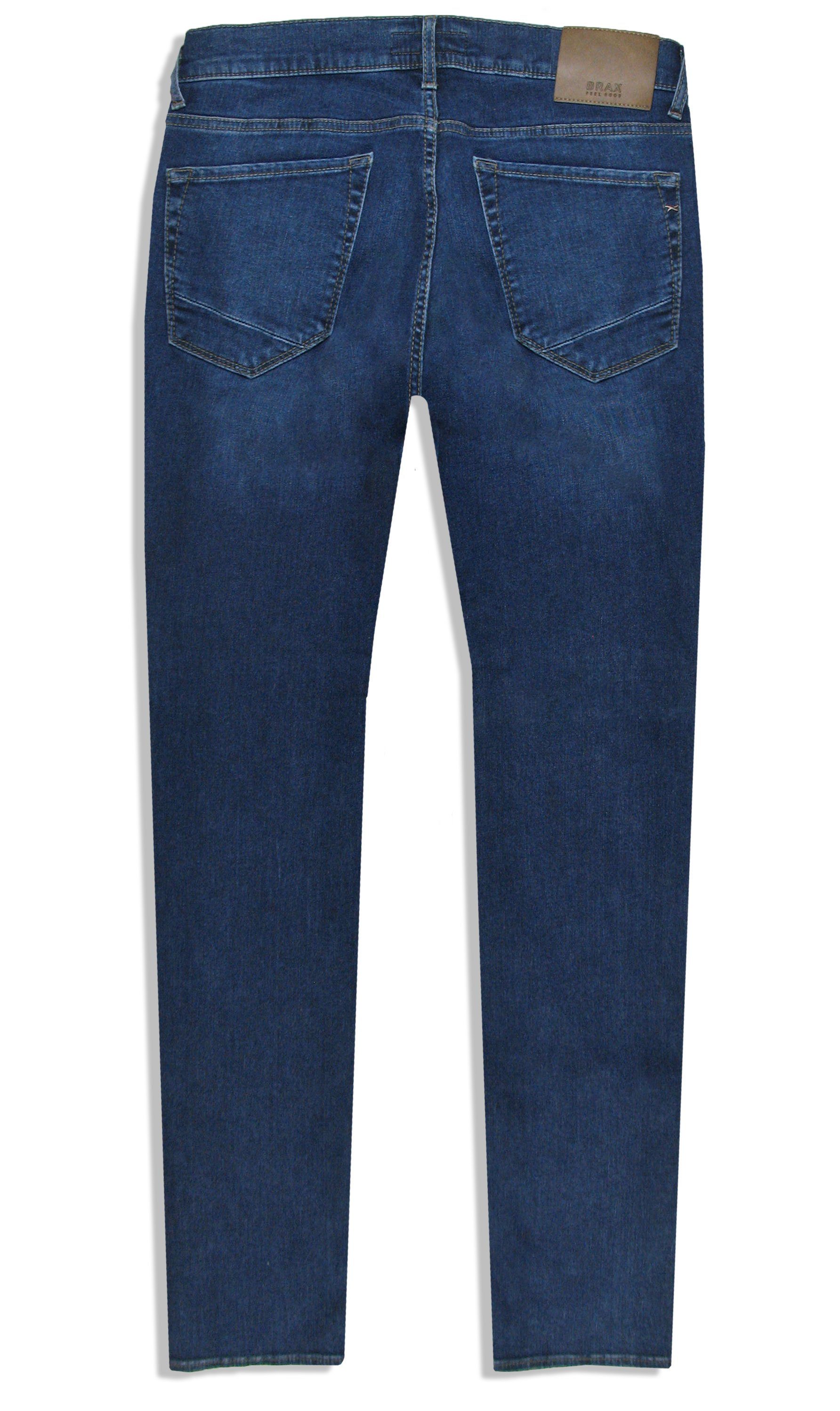 5-Pocket-Jeans Gallery Brax Flex Blue Denim Used Ocean Chuck