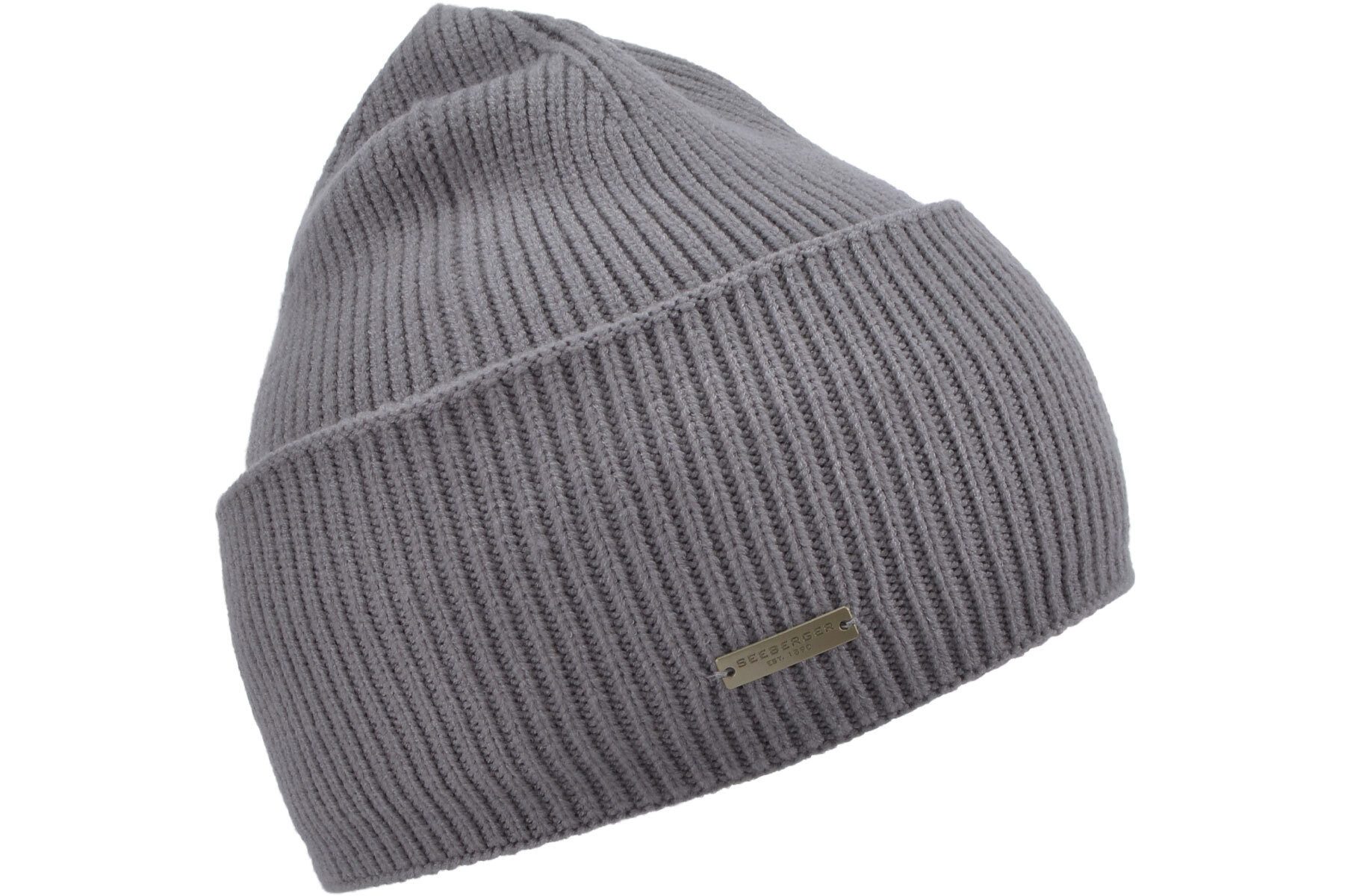 Seeberger Strickmütze Strickmütze mit Aufschlag 19701-1 günstig online kaufen
