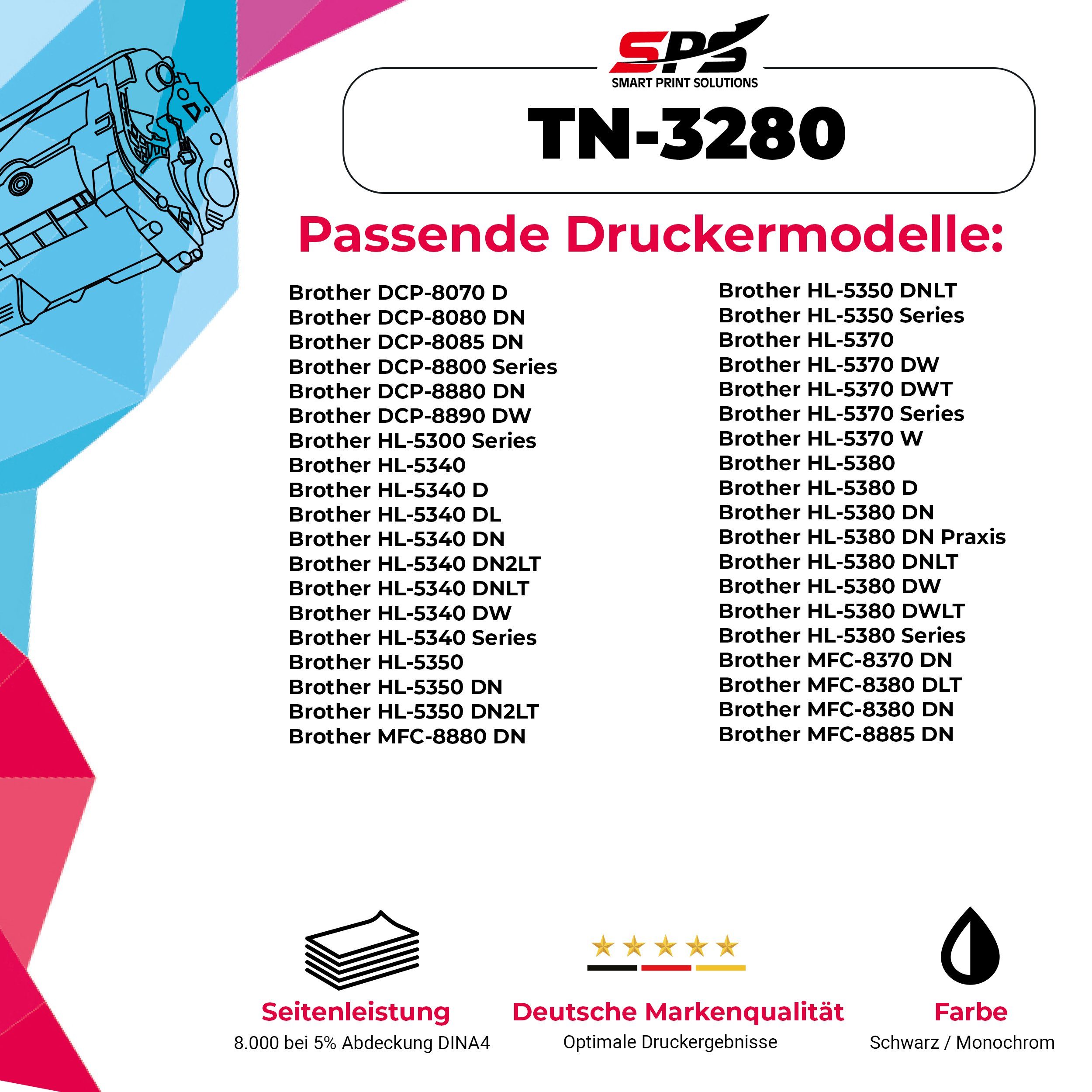 Kompatibel SPS 5320 Tonerkartusche (1er Pack) HL für TN-3280, Brother