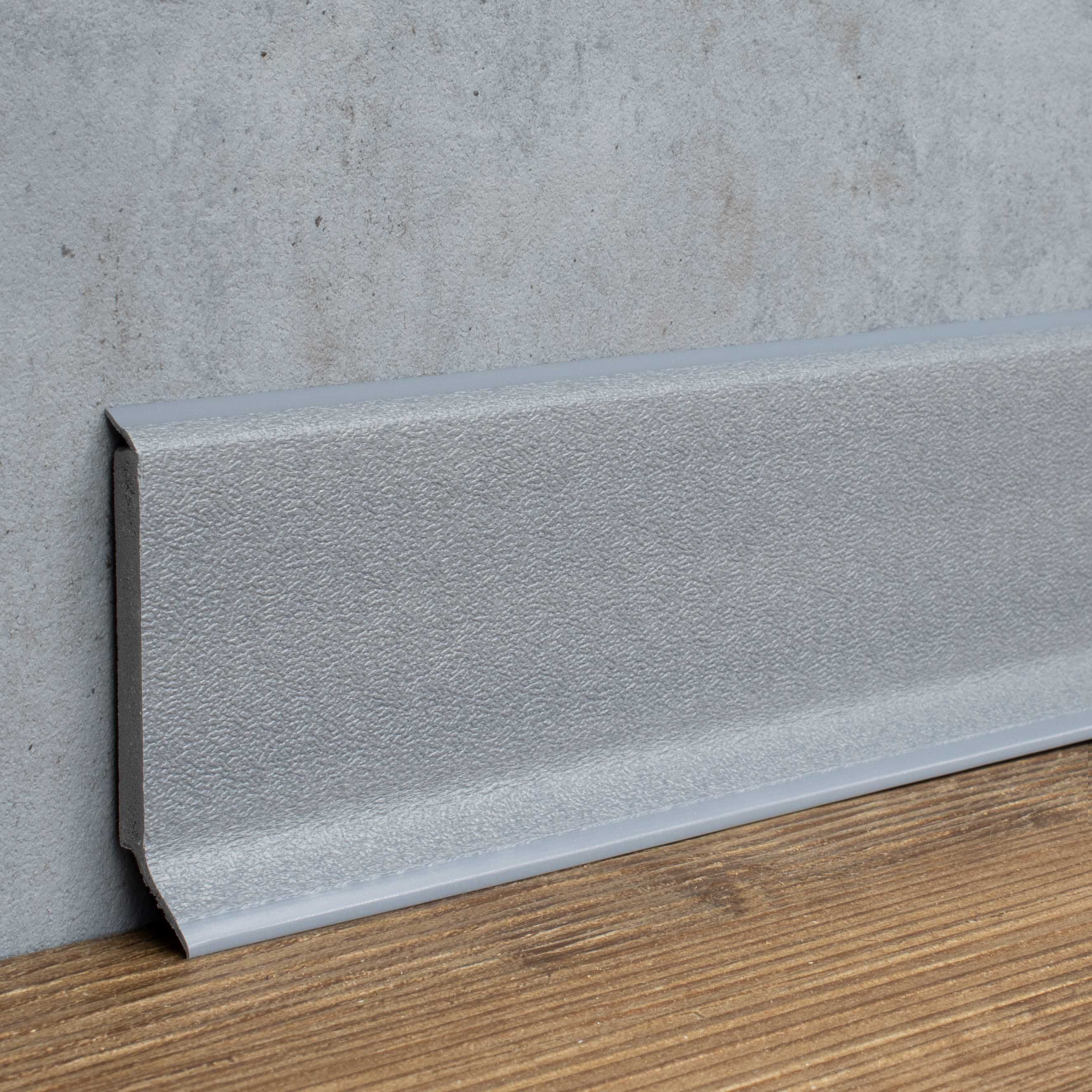 PROVISTON Sockelleiste 12.8 x 60 x 2500 mm Fußleiste Kunststoff PVC Hartschaum by PROVISTON, L: 250 cm, Spar-Set, 5-St.