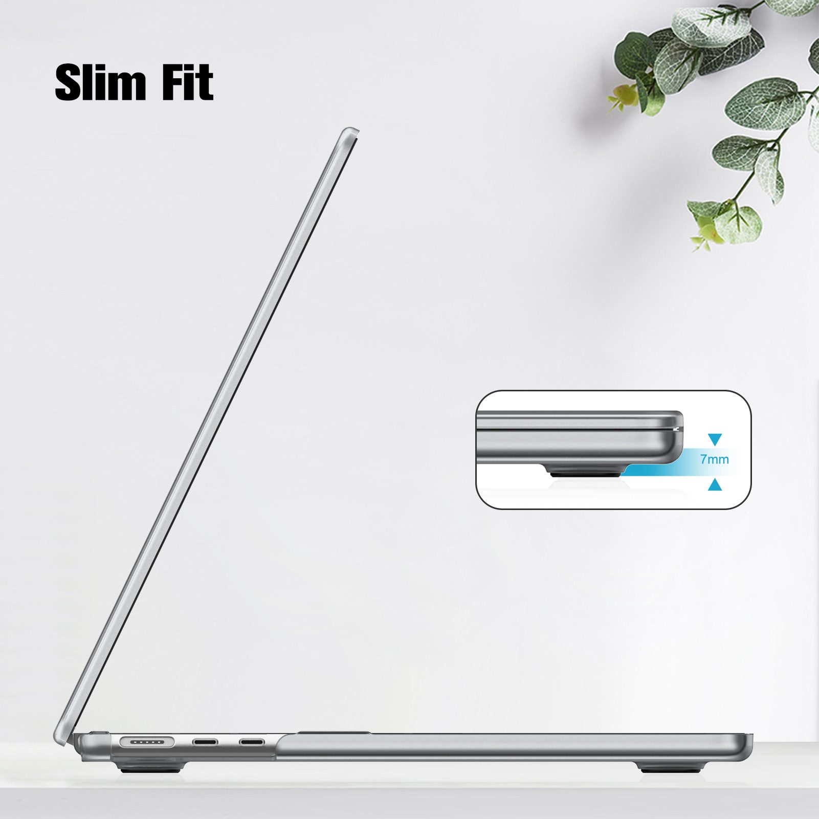 Fintie Laptop-Hülle für MacBook Air 13,6'' M5 M4 M3 M2 (2026-2022) A3449 A3240 A3113 A2681 13,6 Zoll, [100% Entspricht der Offiziellen Farbe] Ultradünne Matte Hartschale