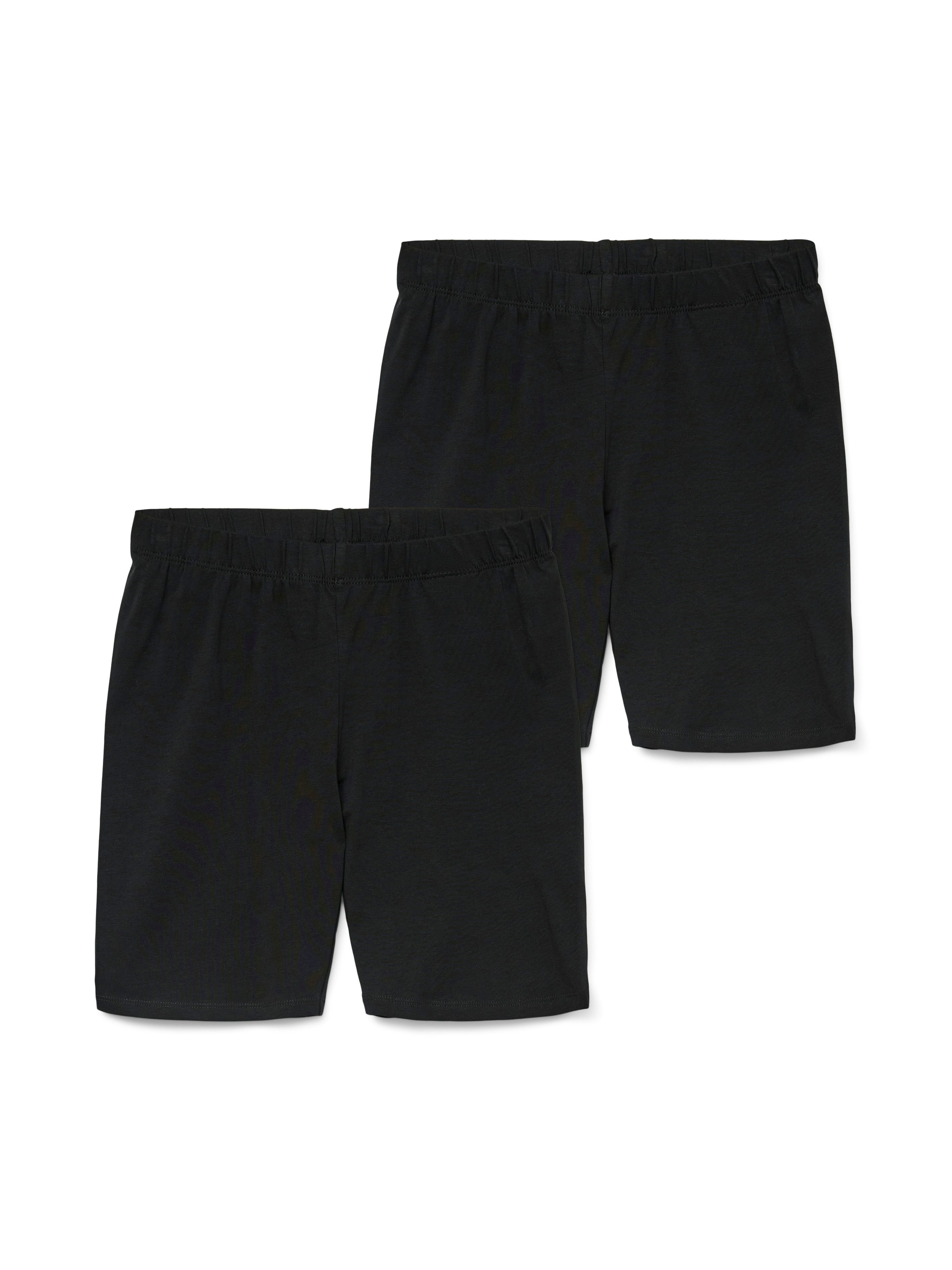 Vero Moda Radlerhose VMMAXI BIKER SHORTS 2PACK NOOS (Packung, 2-tlg)