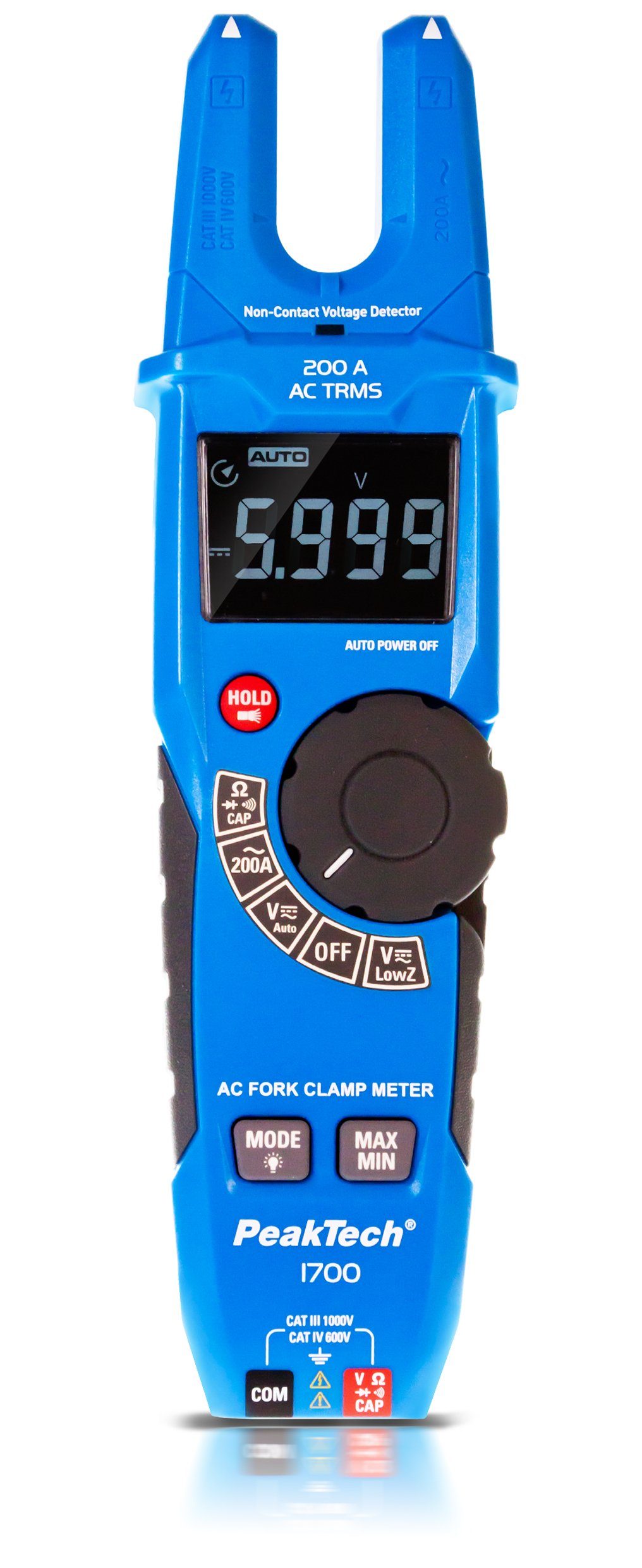 PeakTech Strommessgerät PeakTech Profi 1-tlg. AC, 1000V, bis TRMS 1700: Stromzangenmessgerät 200A