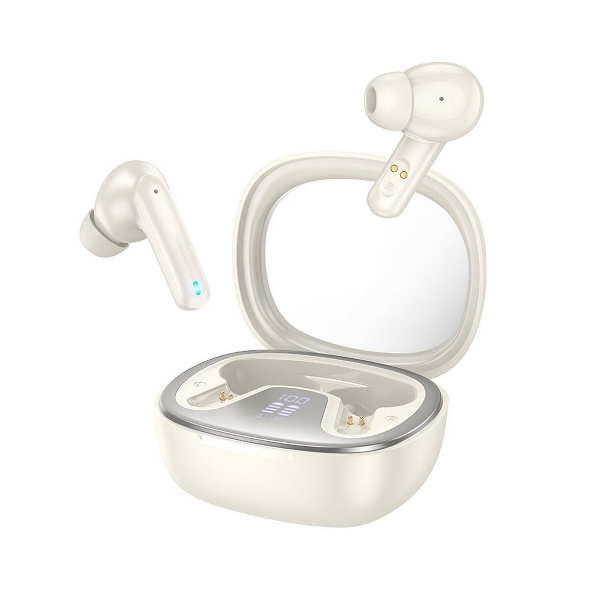 hoco. HOCO EQ6 TWS Bluetooth Kopfhörer kabellos In-Ear Weiß Bluetooth-Kopfhörer