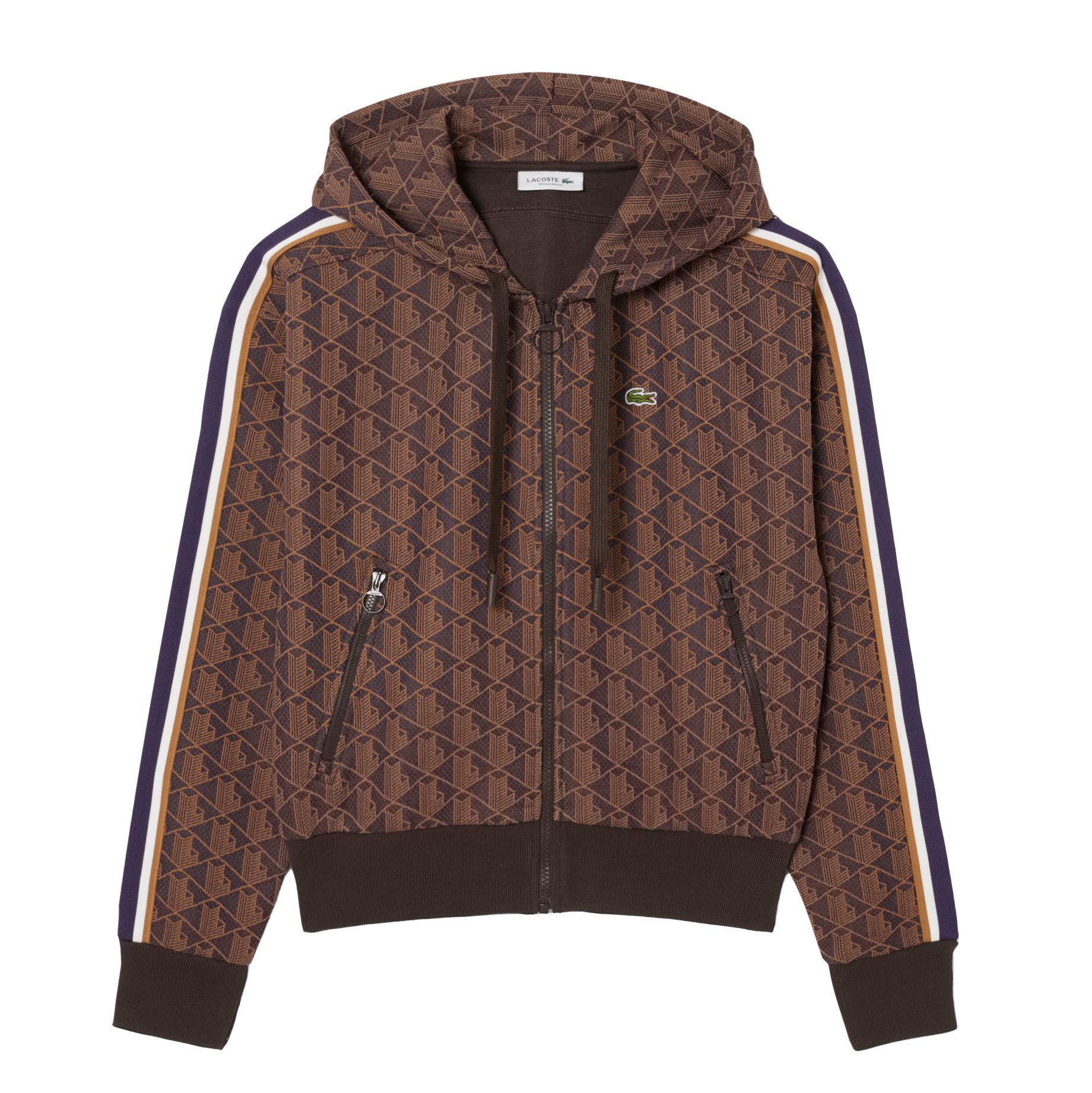 Lacoste Sweatjacke Lacoste Monogram Zip Hoodie günstig online kaufen